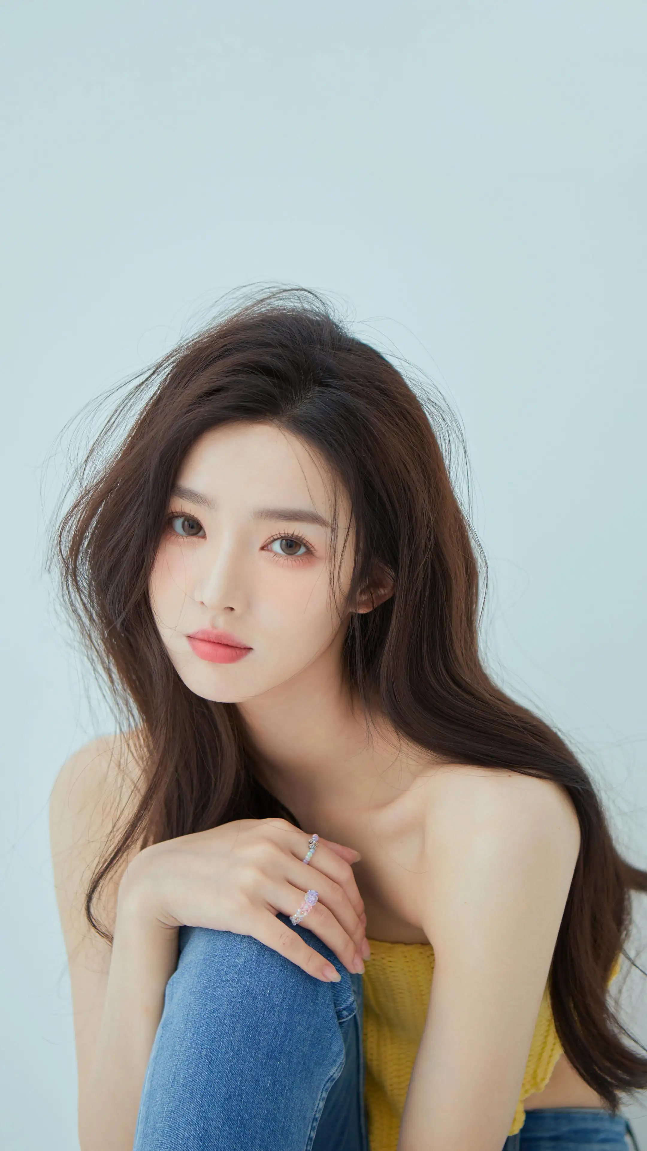养眼长发靓丽高清美女张婕婕4k手机壁纸
