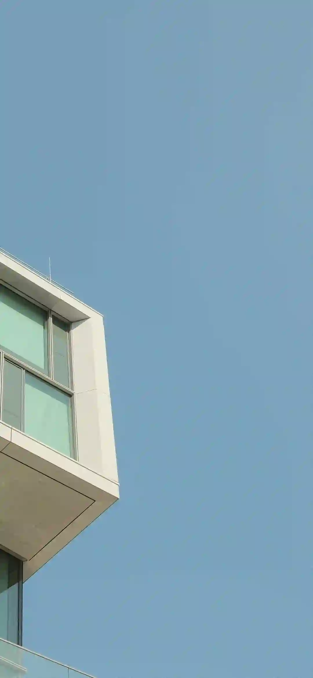 极简建筑 现代建筑 蓝天 白色建筑 城市风光