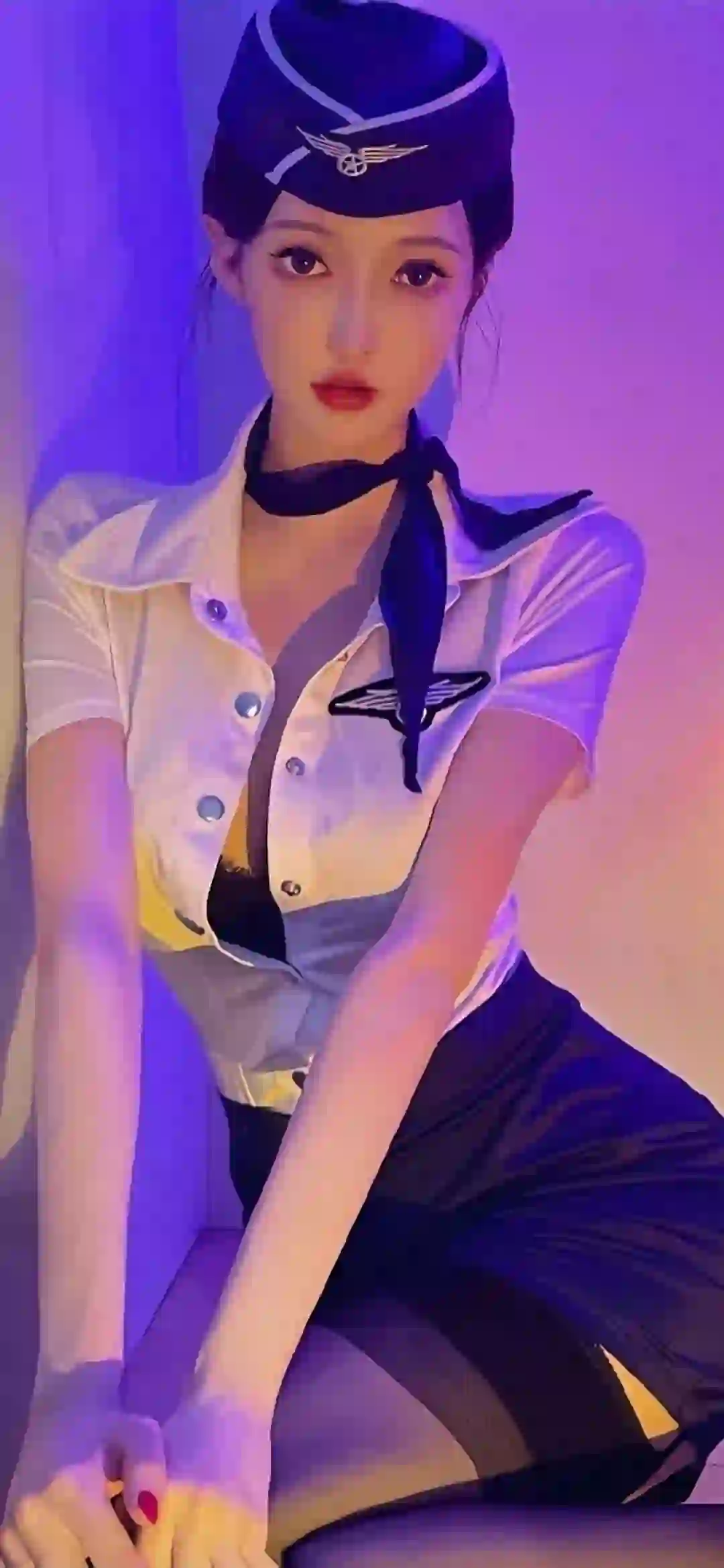 空姐 性感美女 长腿丝袜 