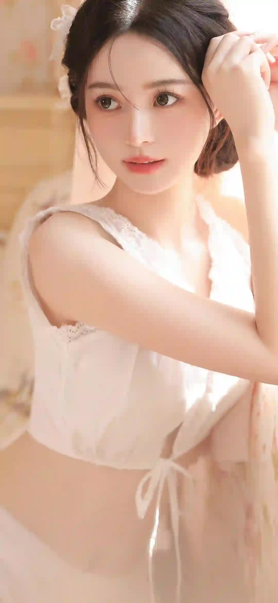 可爱清纯美女 居家写真