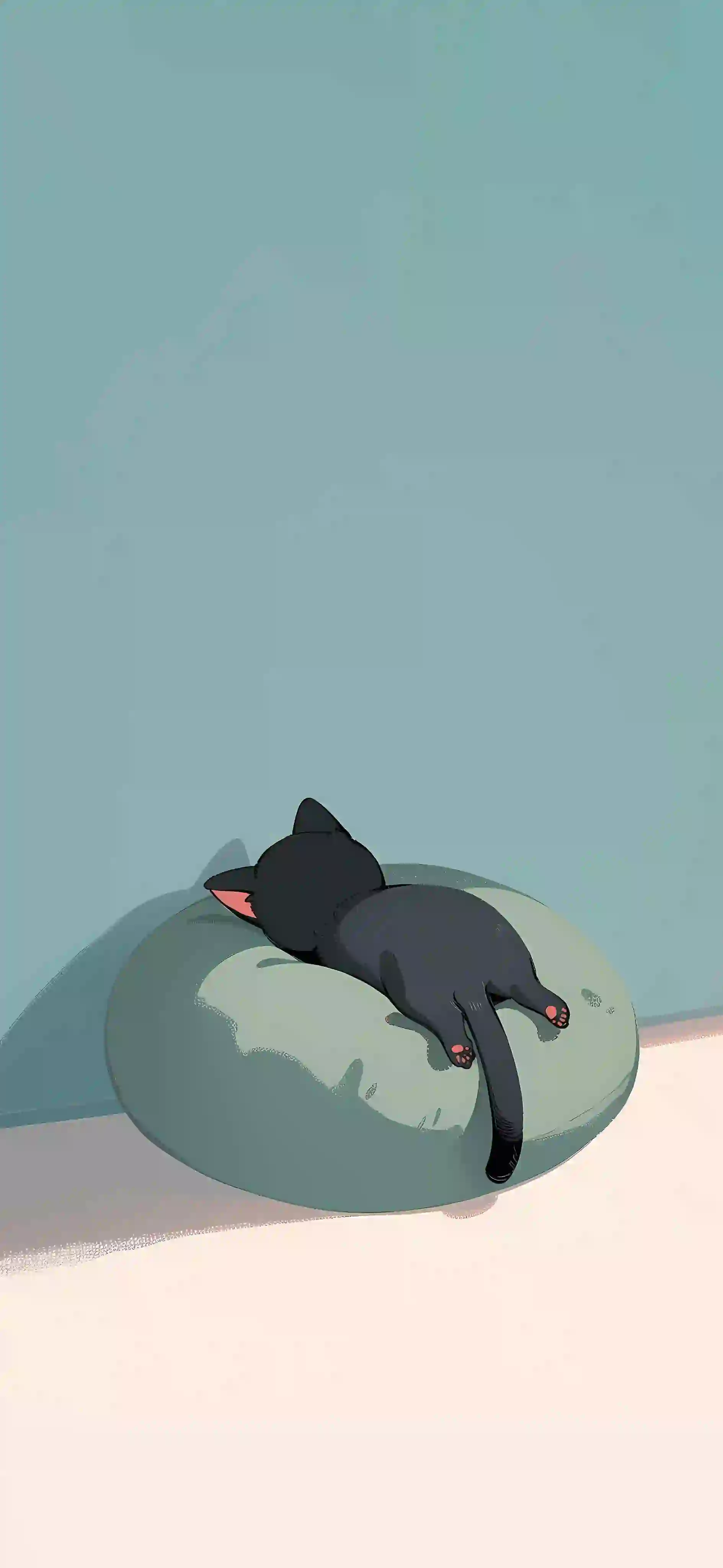 可爱小黑猫 小懒猫 