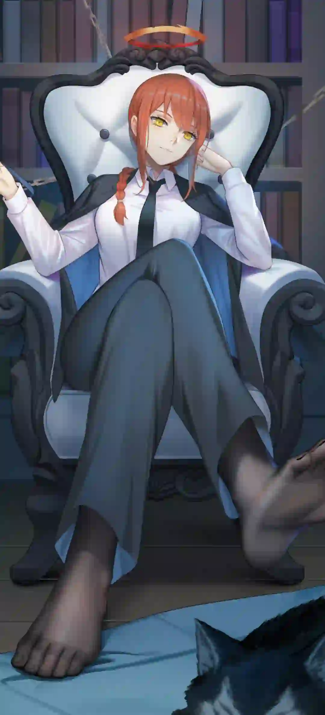 长发美女 丝袜美女 动漫角色 光环