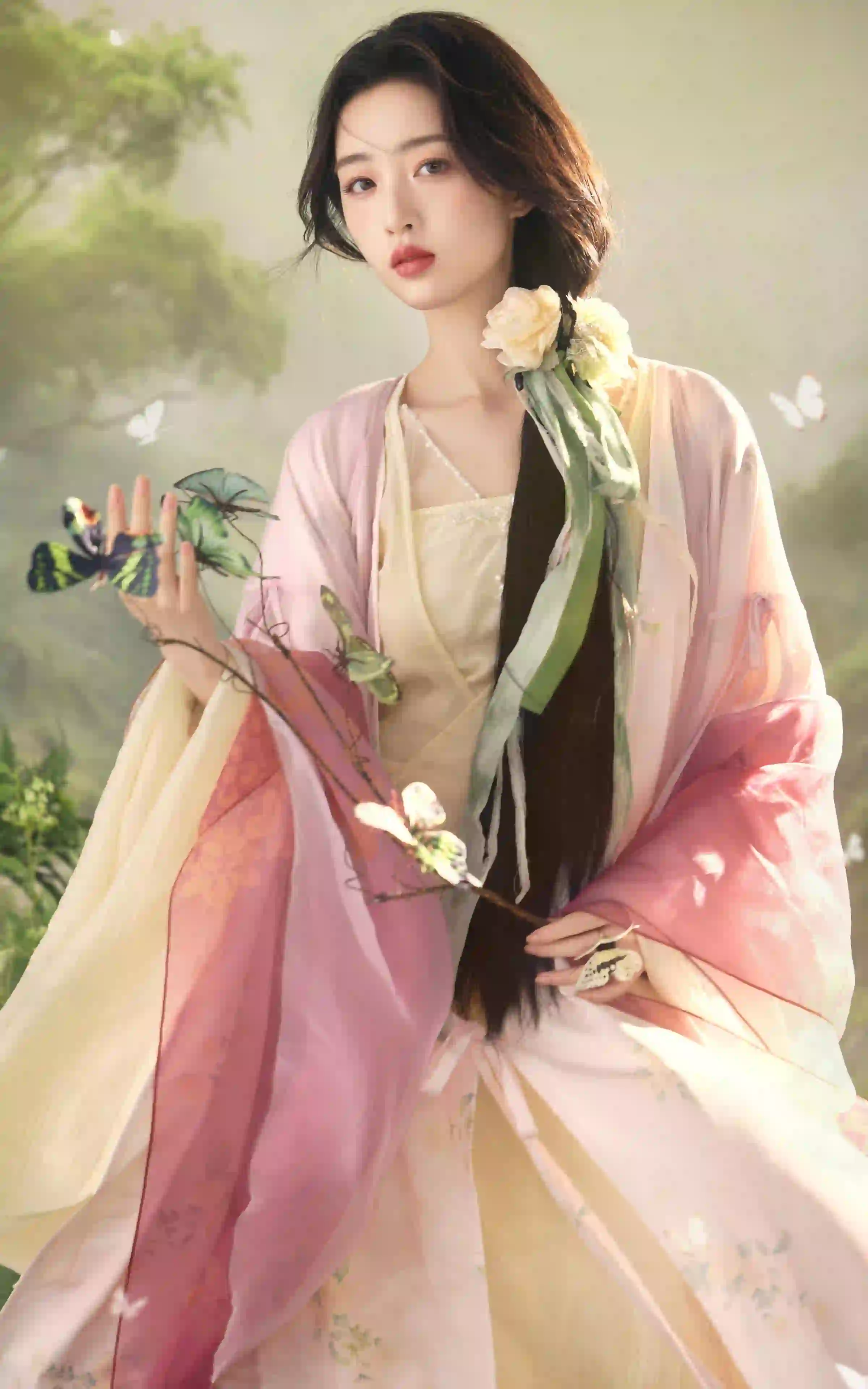 唯美国风美女邓恩熙4k 古风美女 汉服 可爱