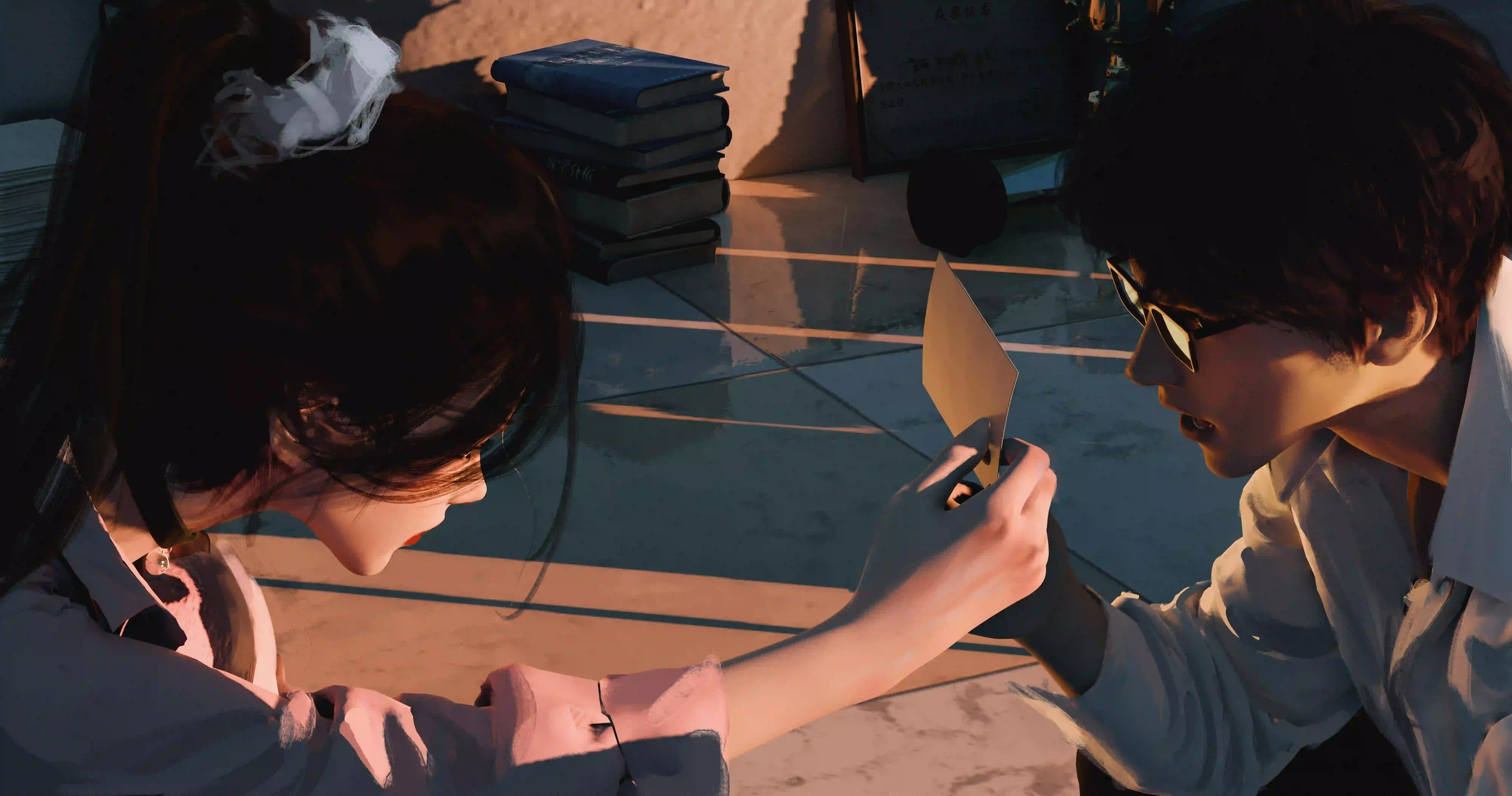 wlop 动漫 二次元 情侣 