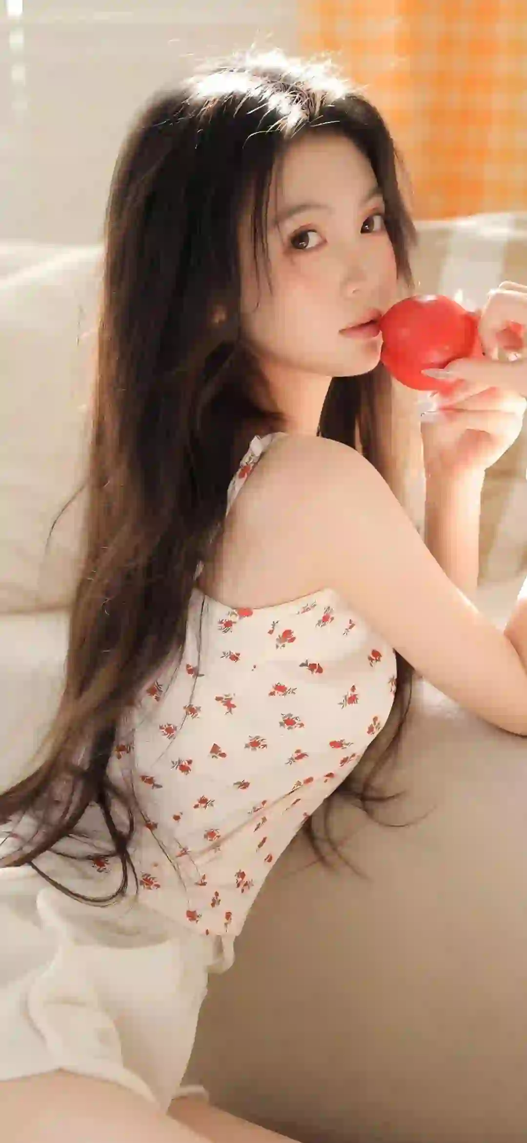 美女 长发美女 居家写真
