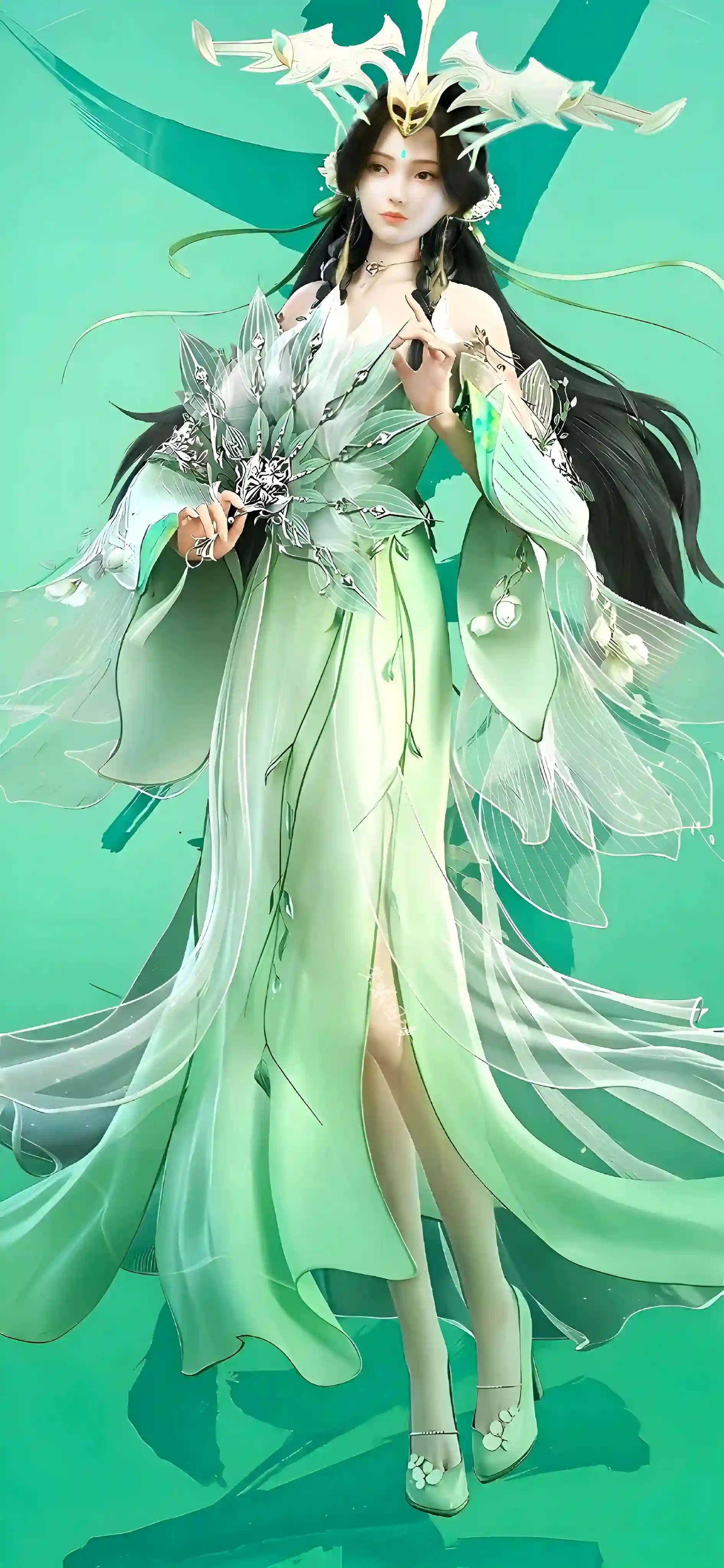 完美世界 柳神 长发美女 动漫美女 二次元 