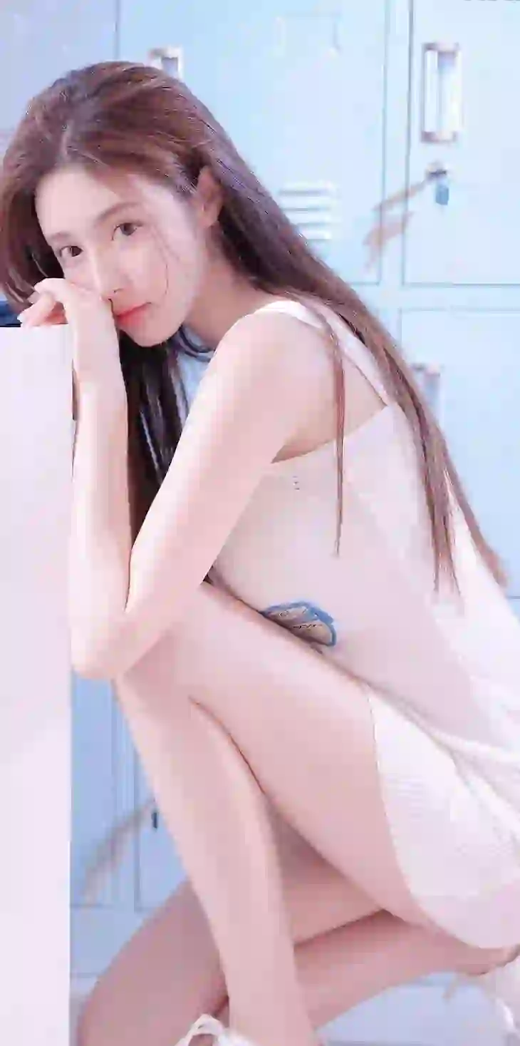 美女 长腿女孩 吊带美女 居家