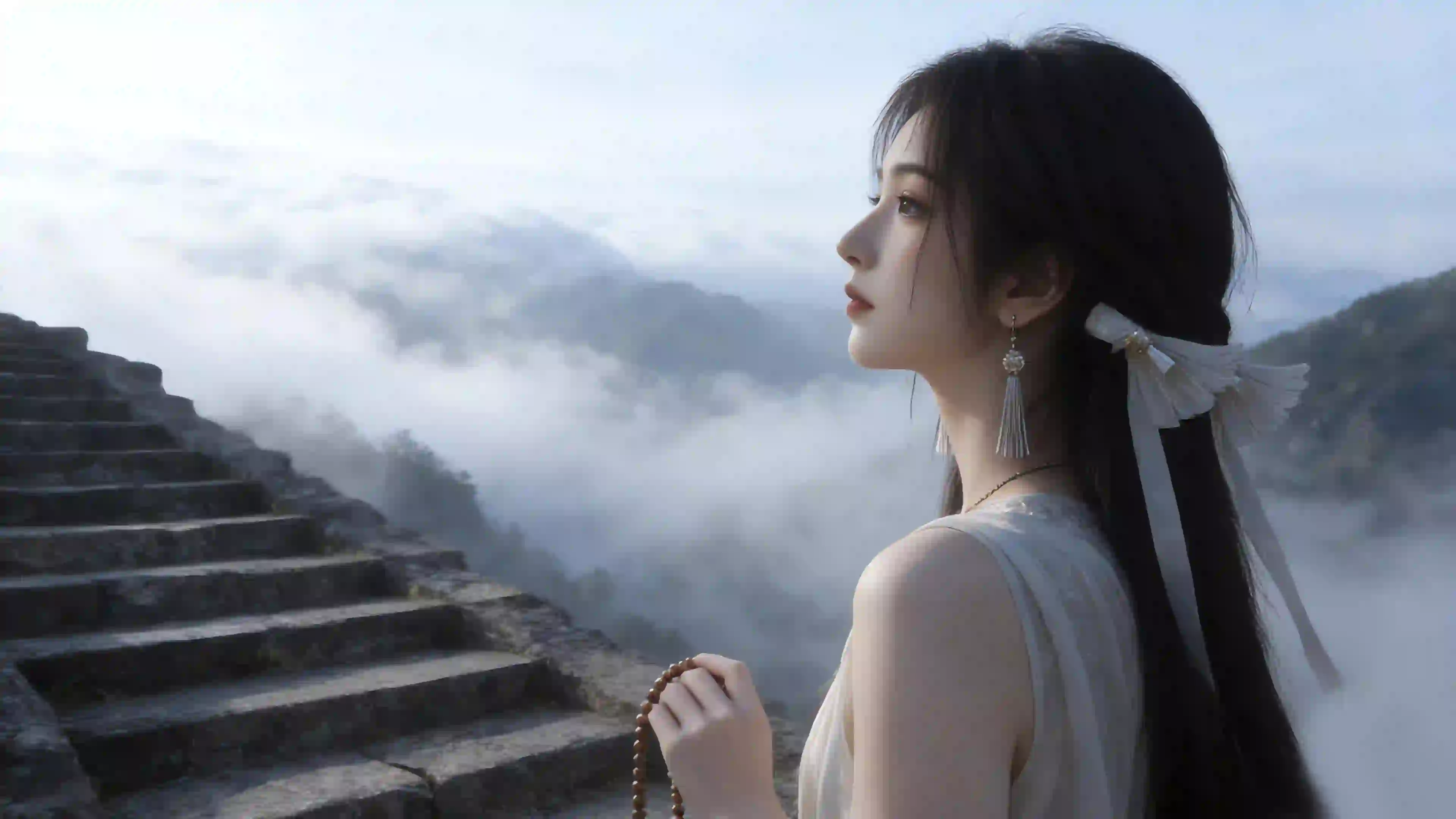 宋玉 侧脸 唯美  凡人修仙传 动漫角色
