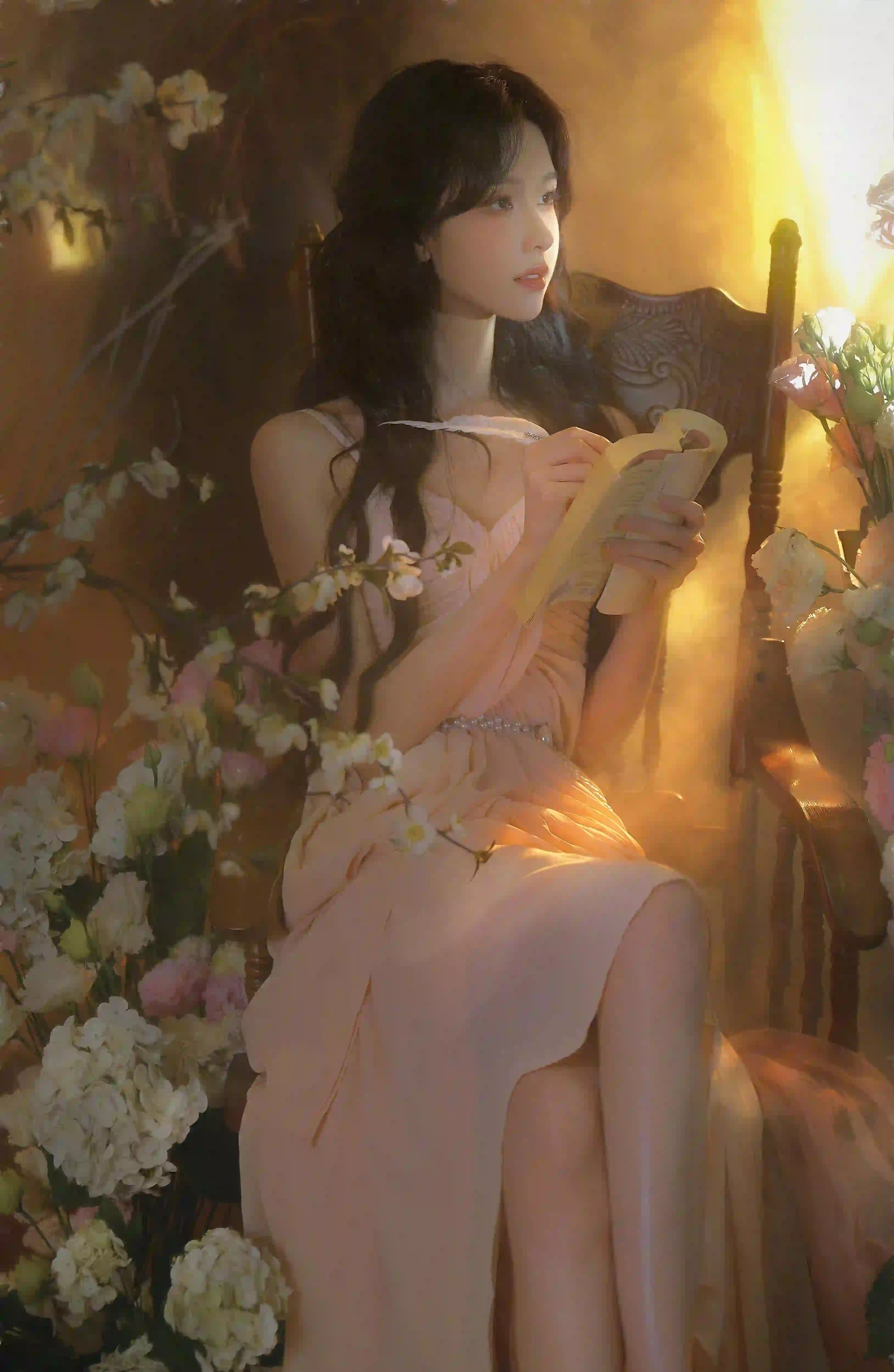 陈都灵 性感美女 优雅 居家写真