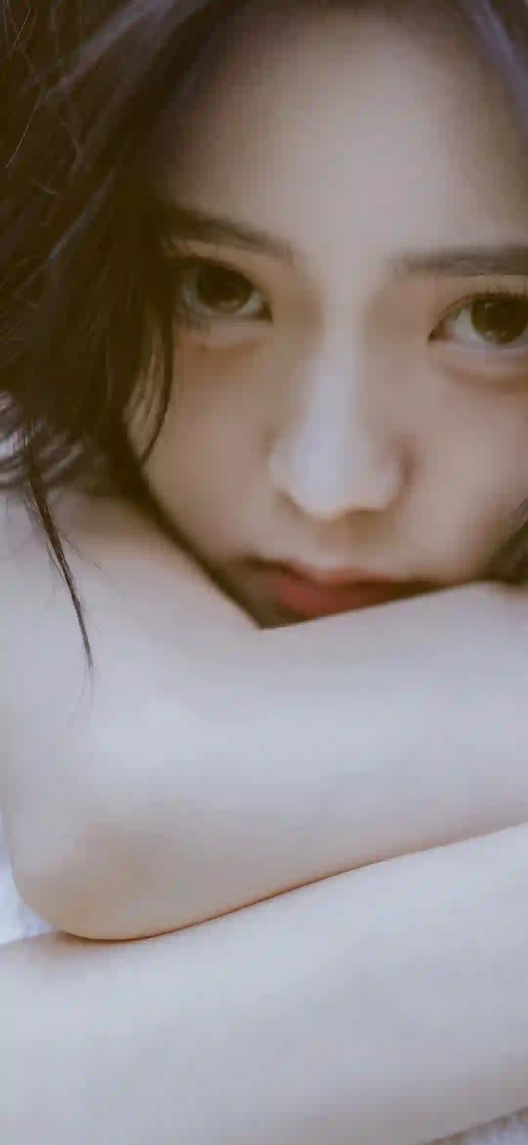 美可爱长发女孩 特写