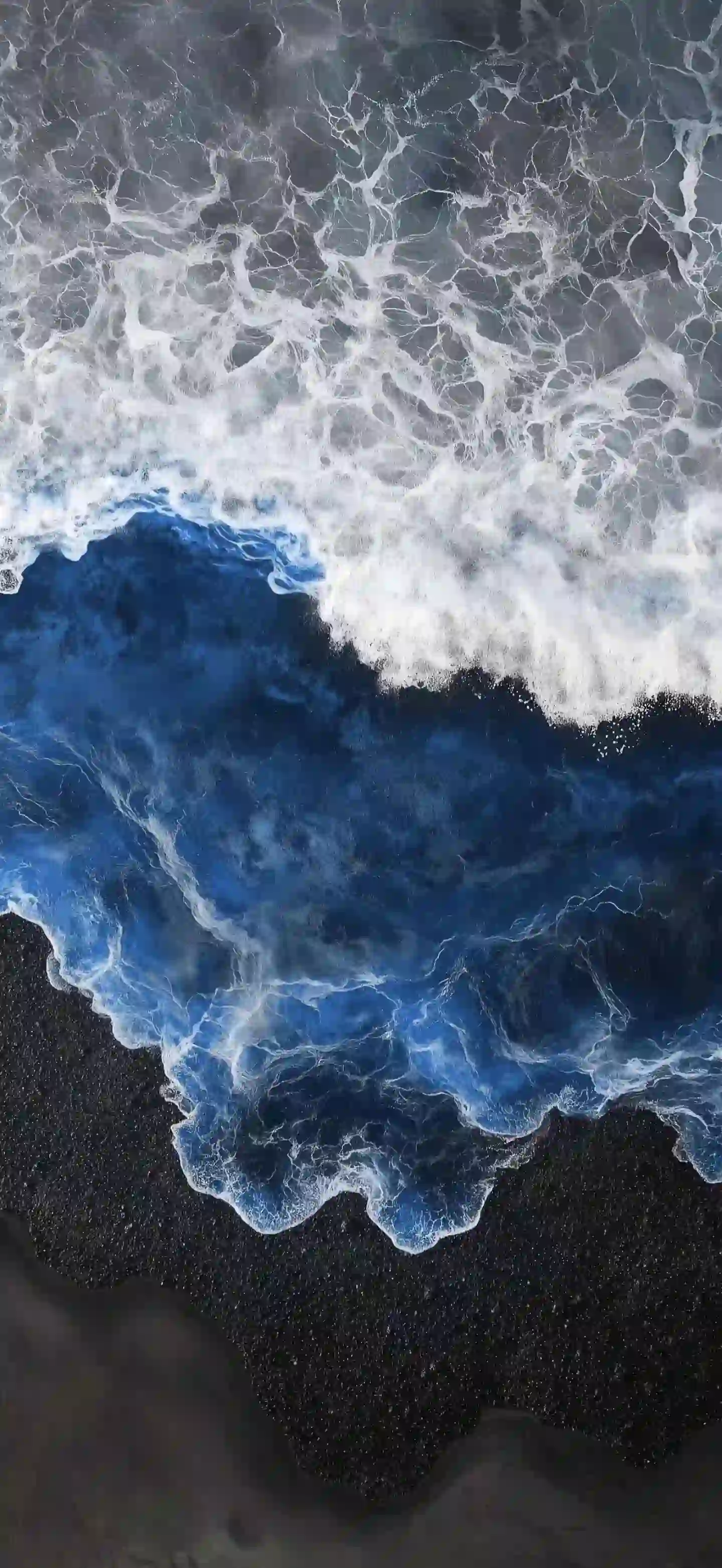 风景 蓝色海水 海浪