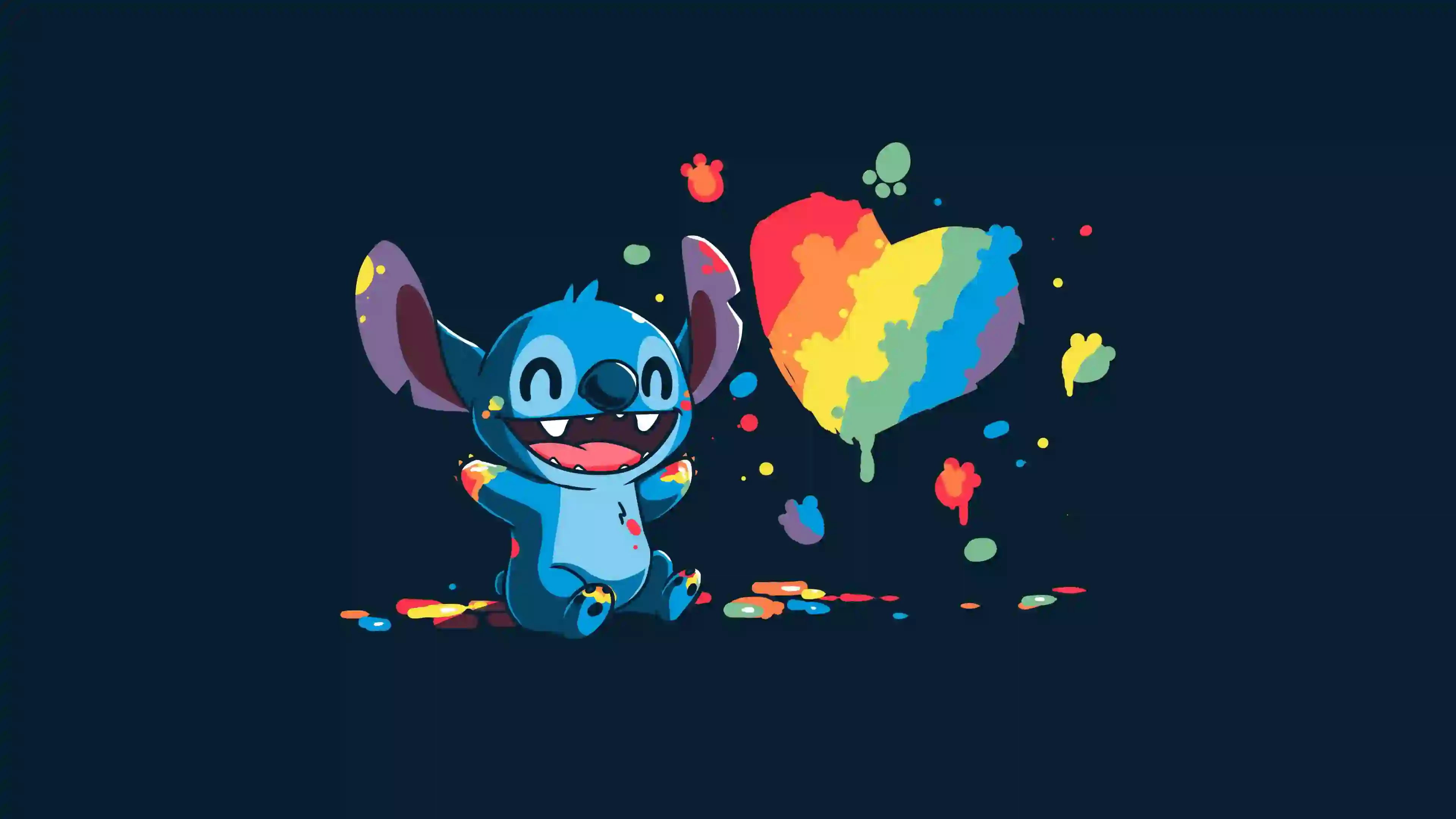 stitch 可爱动漫角色 二次元 爱心 
