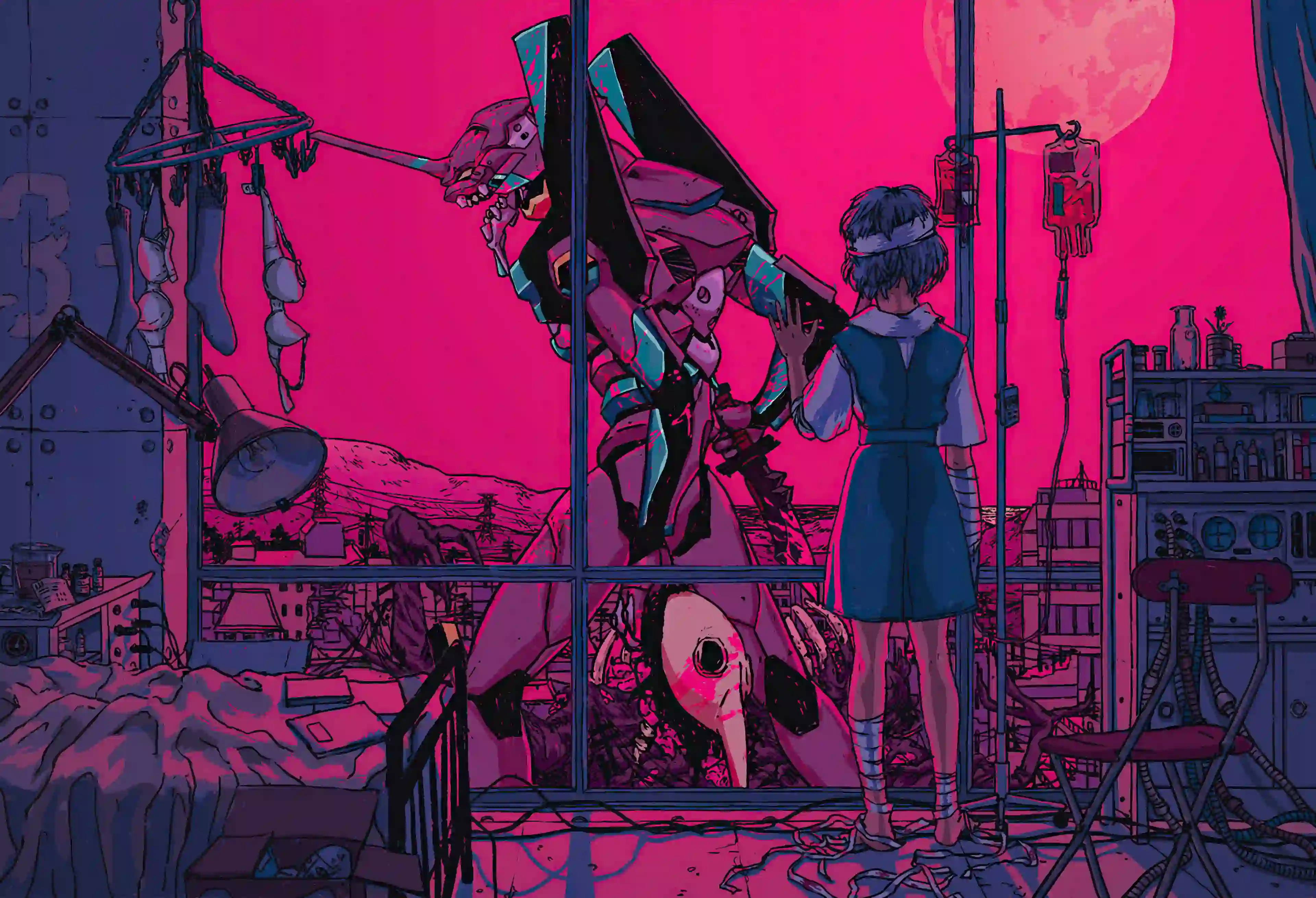 新福音战士 eva 动漫 机甲