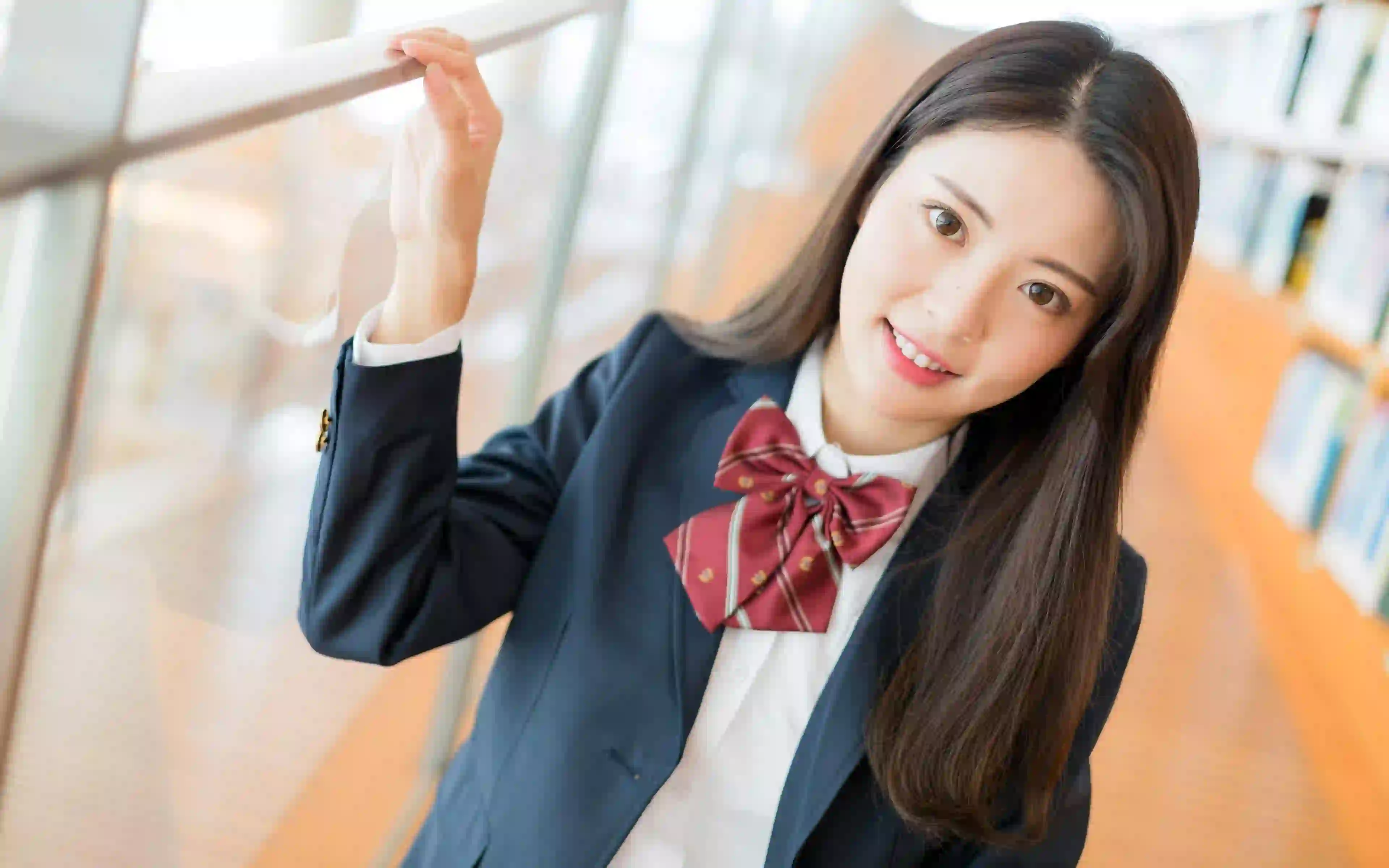 学院风 jk穿搭 JK制服 甜美 微笑