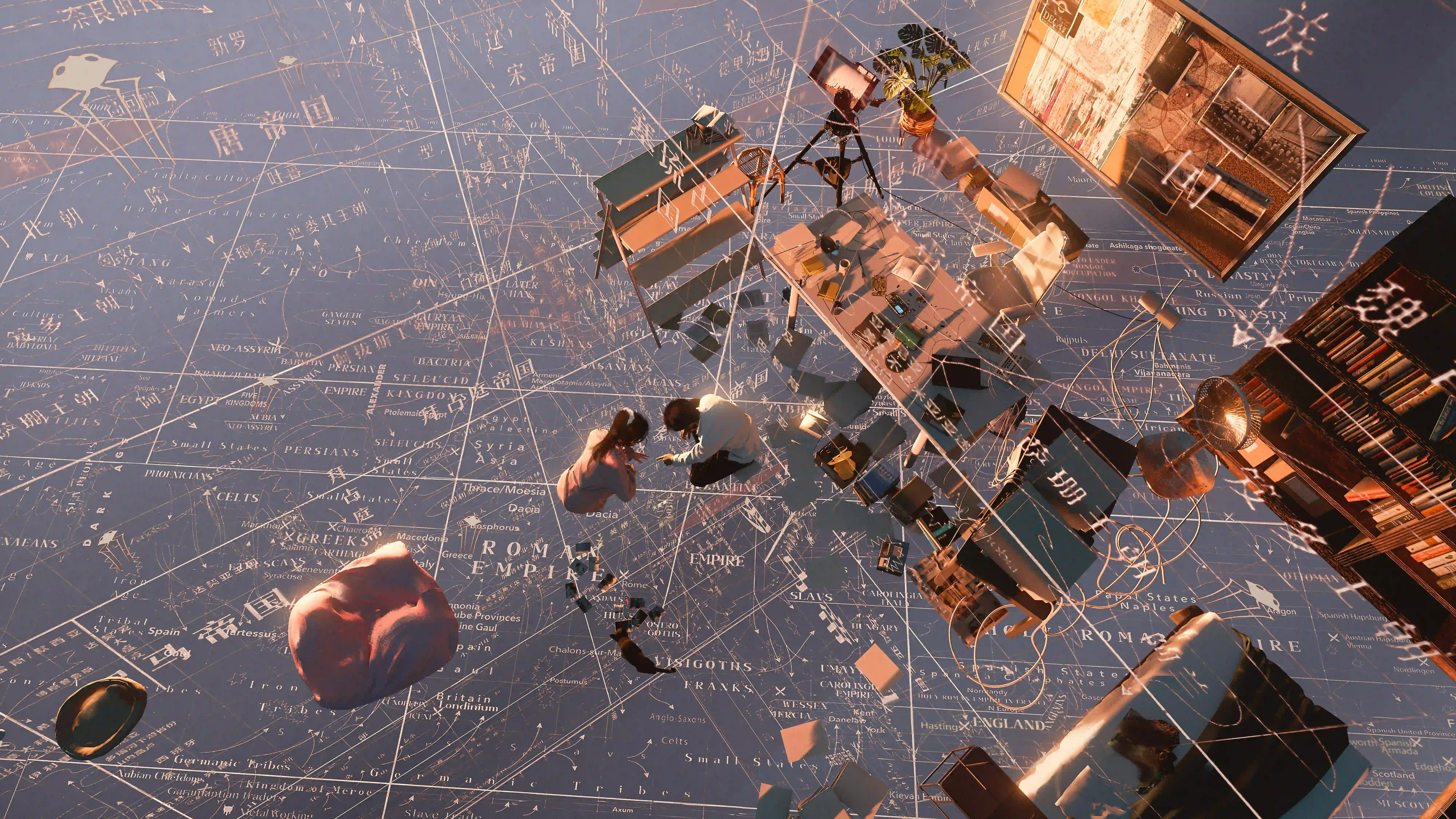 公式 科幻场景 研究 情侣