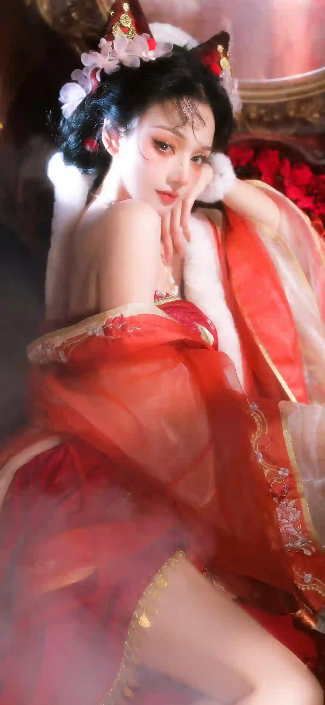 露腿 古风性感美女 魅惑 性感美女