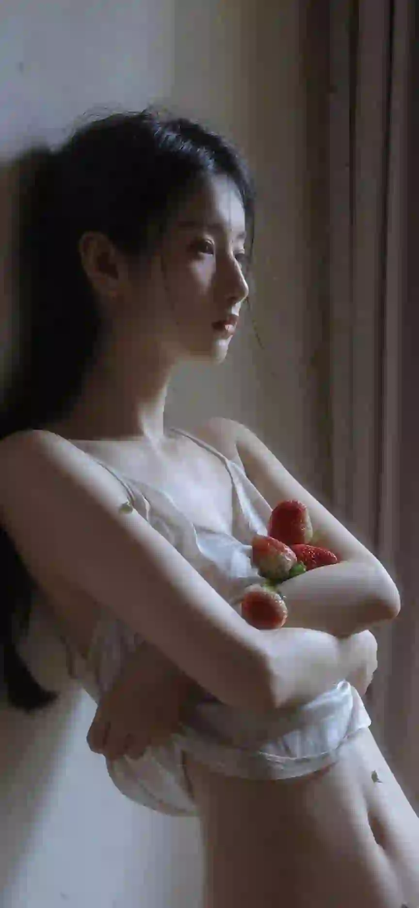 长发美女  吊带美女 居家写真 性感美女