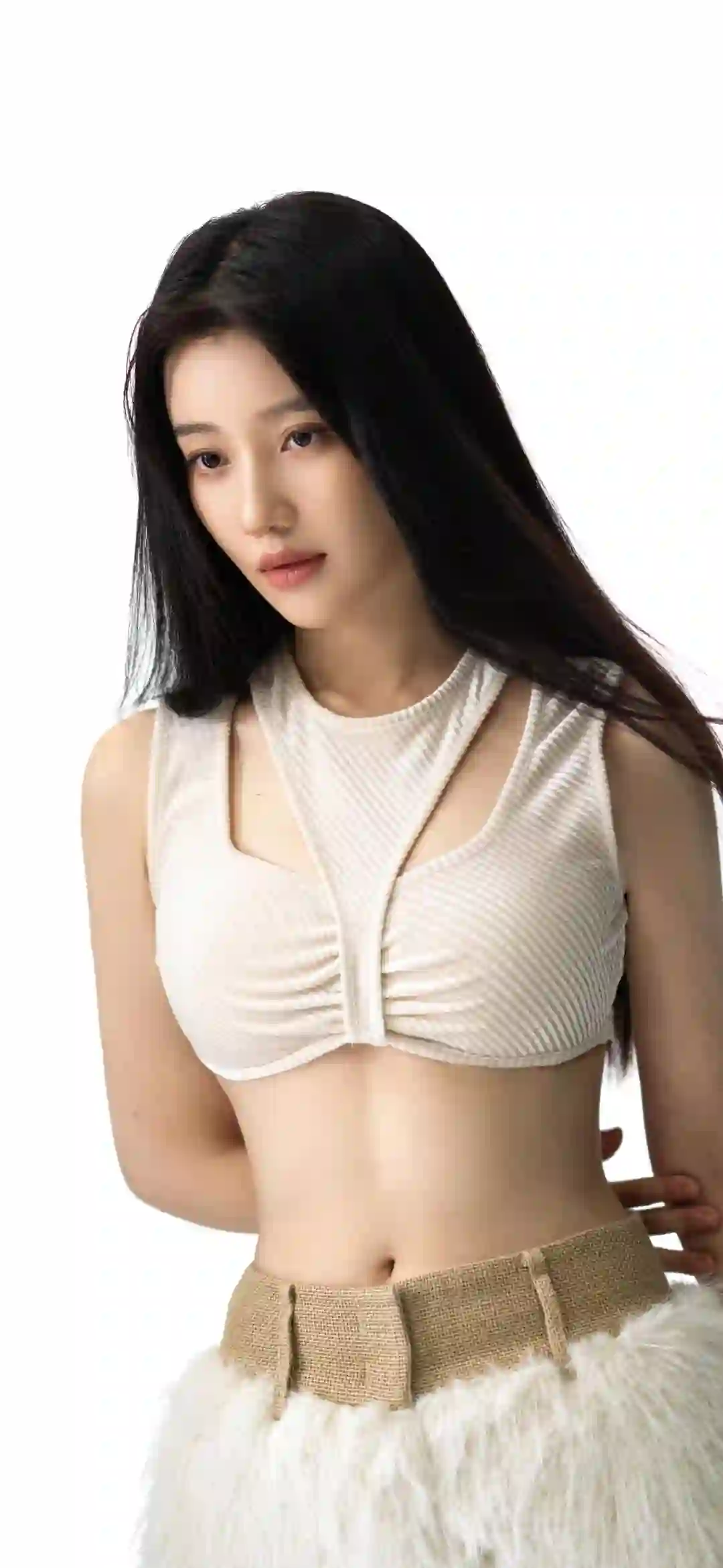 性感美女 白色衣服