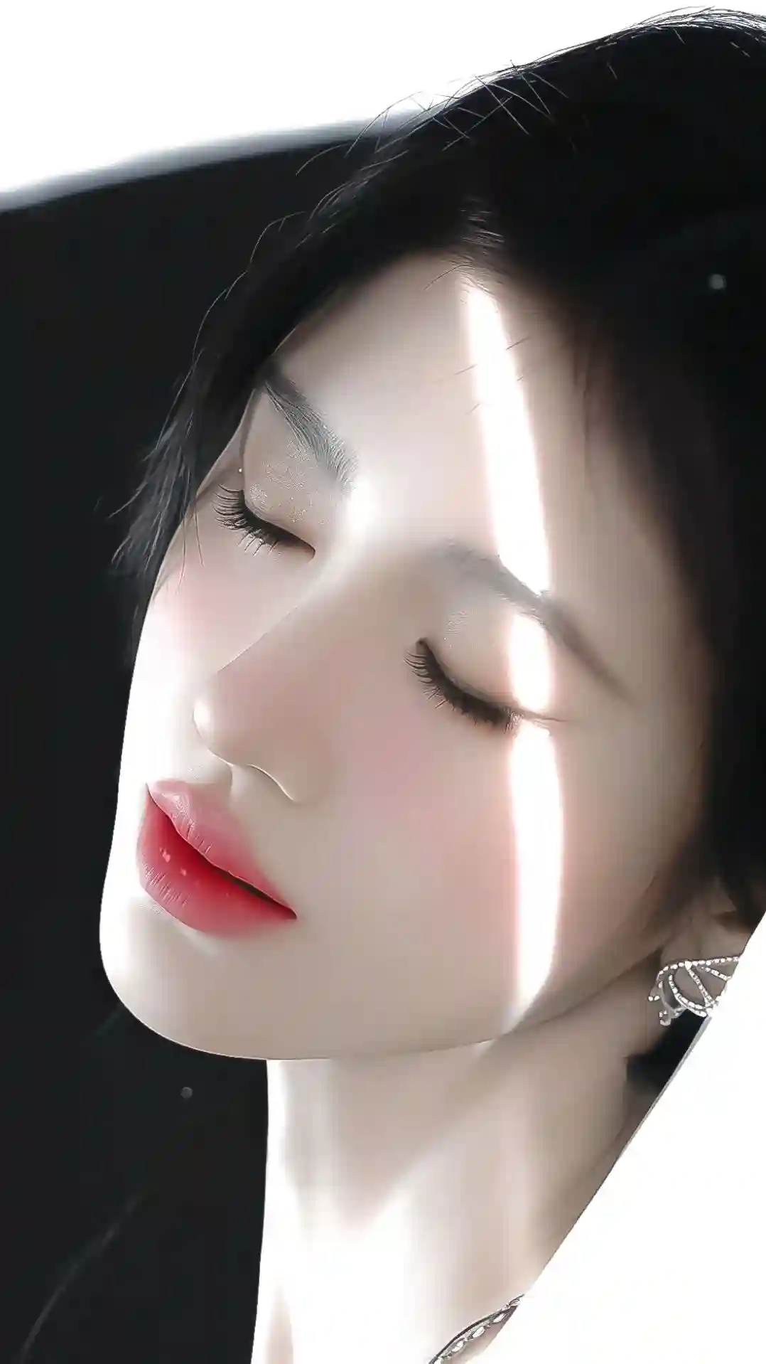 绝美容颜 鞠婧祎 美女 光 长发美女