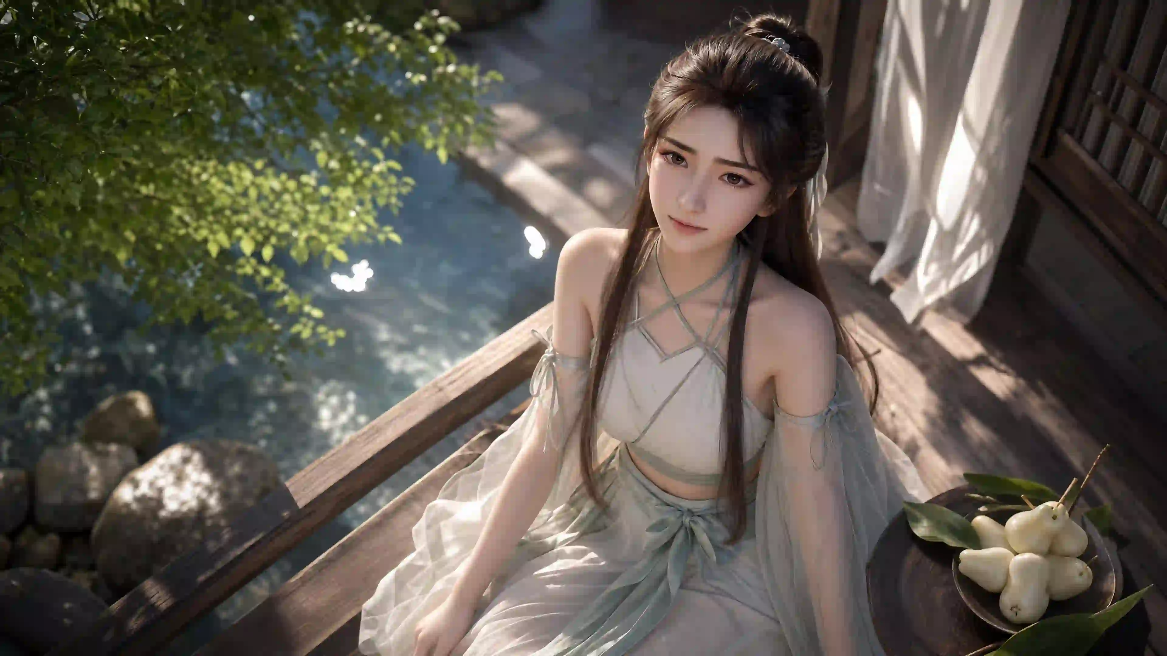 辛如音 凡人修仙传 缤纷夏日 古风汉服美女