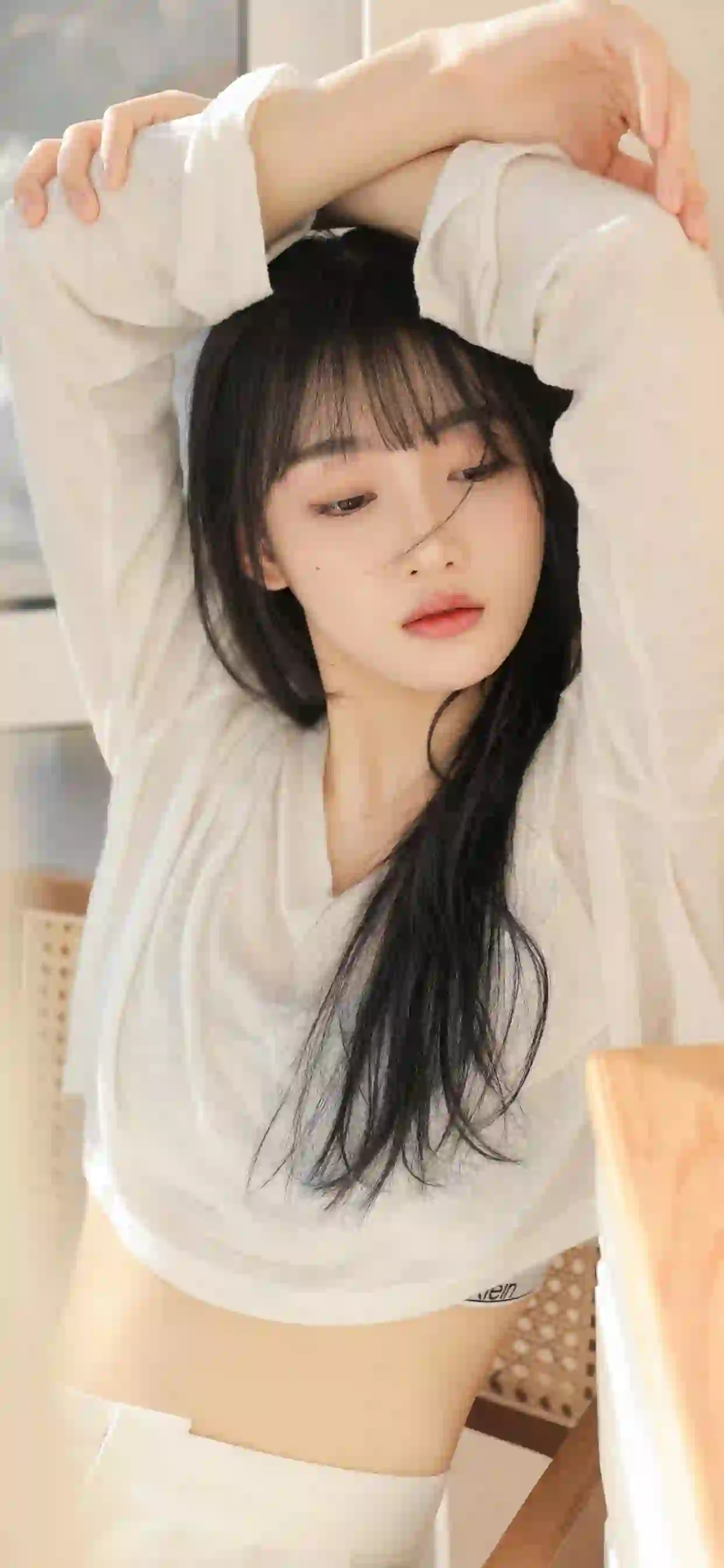 长发美女 清纯美女 居家 清纯 