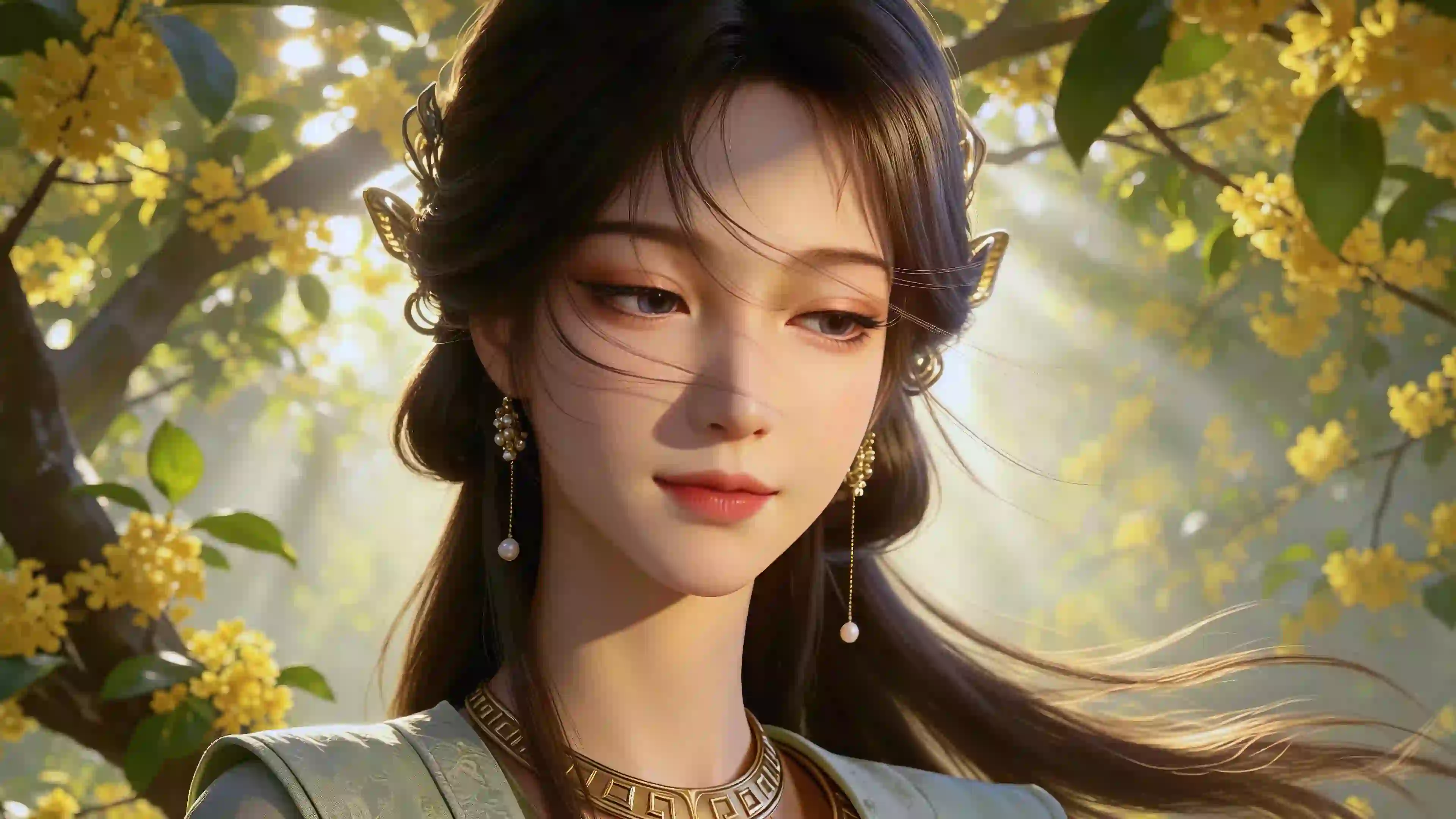 凡人修仙传梅凝 森林 花海 微风