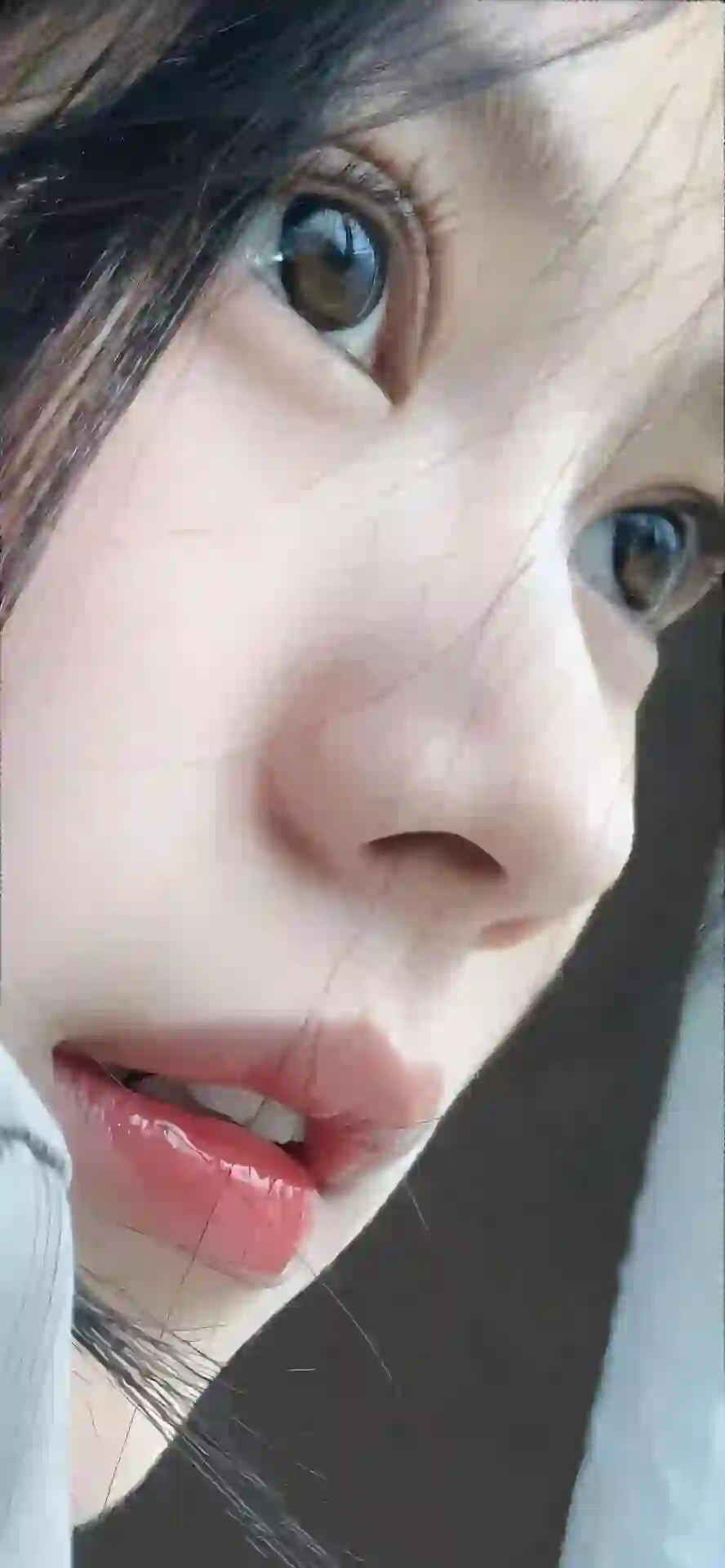 美女 长发美女 脸部特写 清纯美女