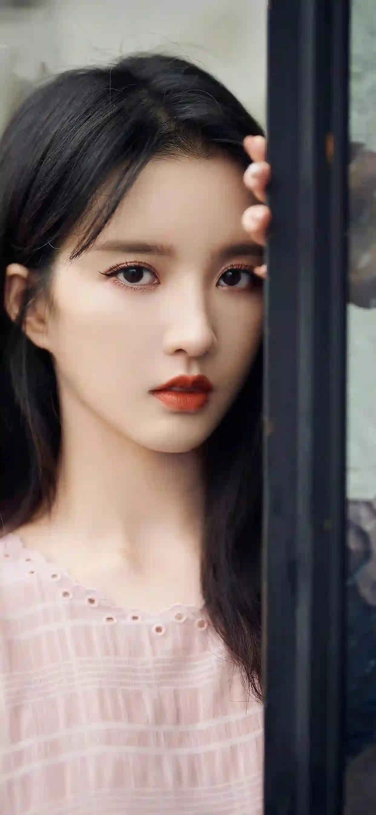 长发美女 明星壁纸 刘些宁 写真