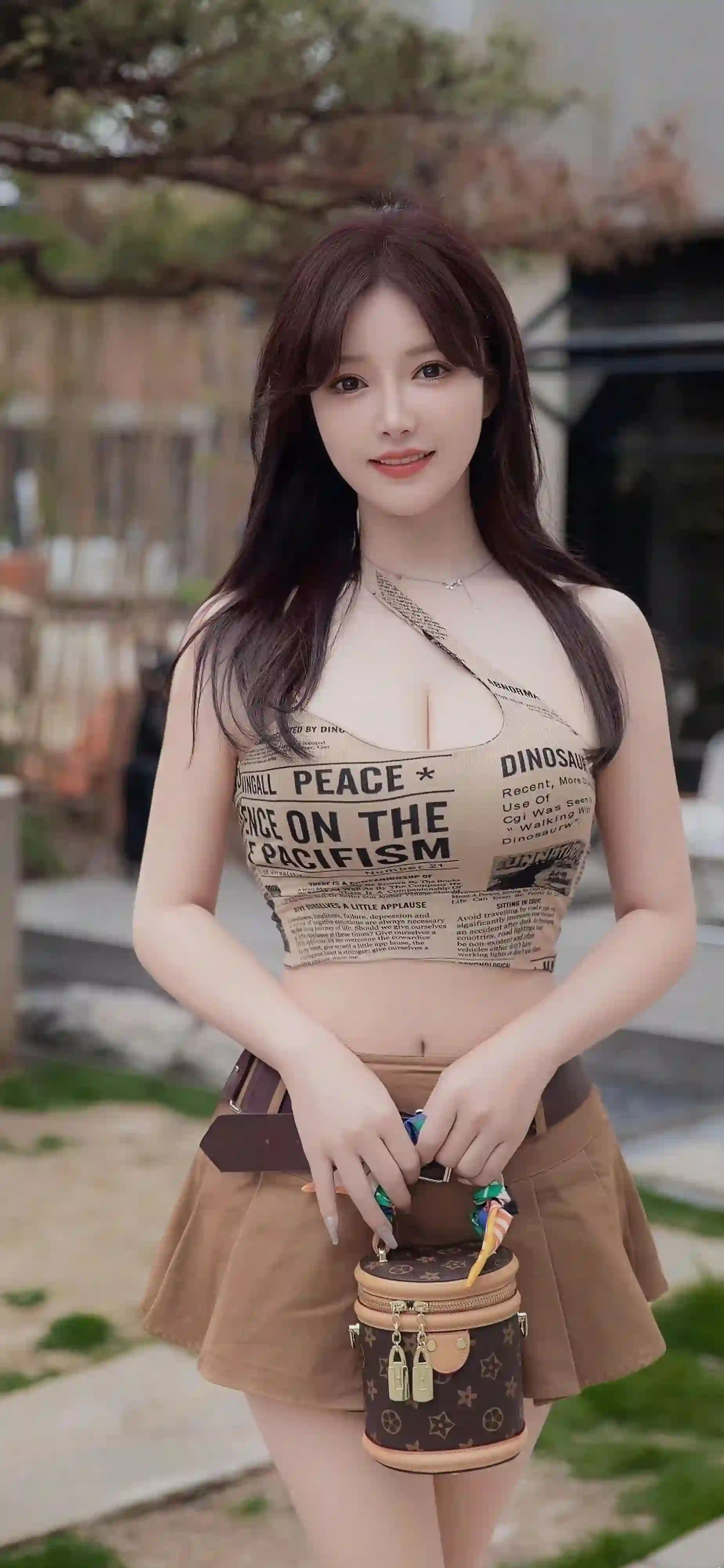 性感时尚美女 短裙