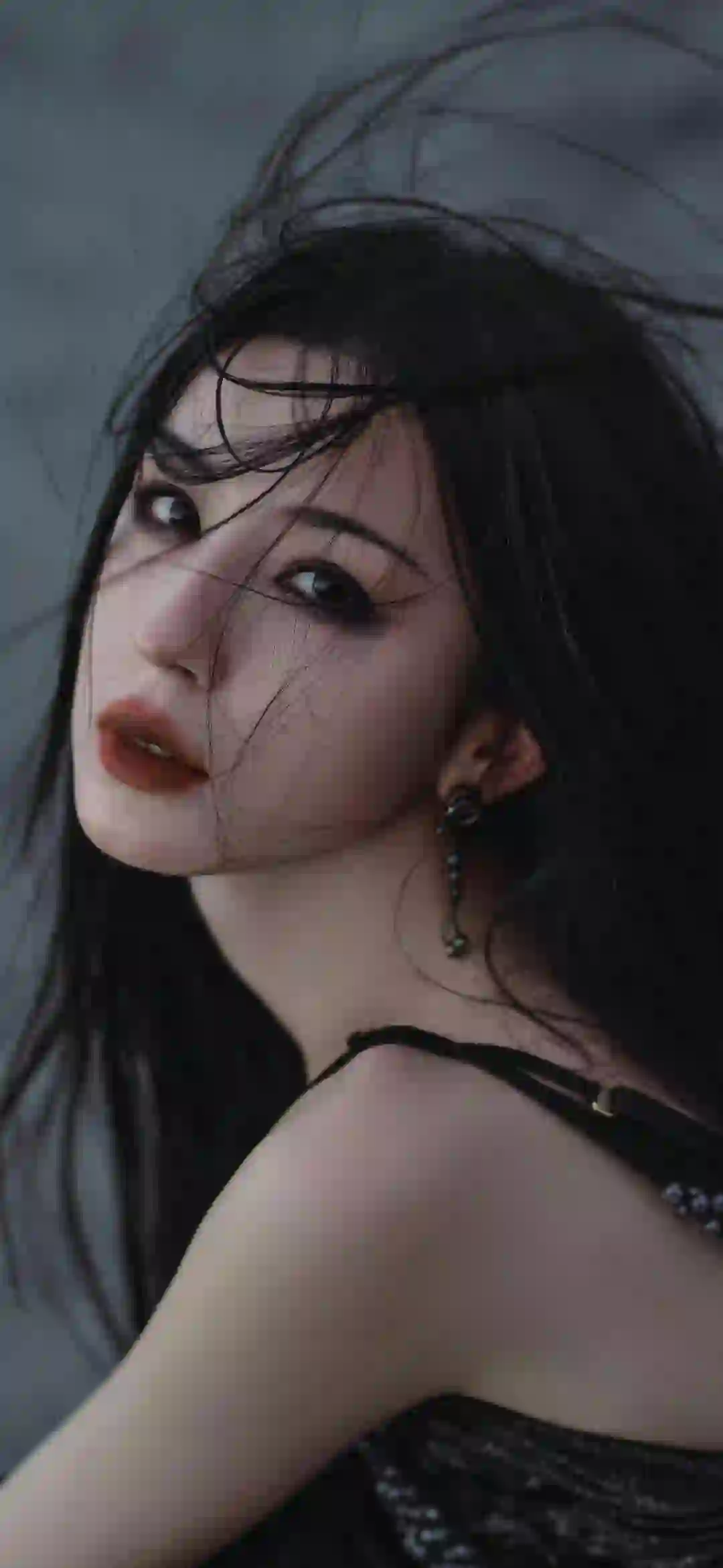 长发美女 性感美女 吊带美女