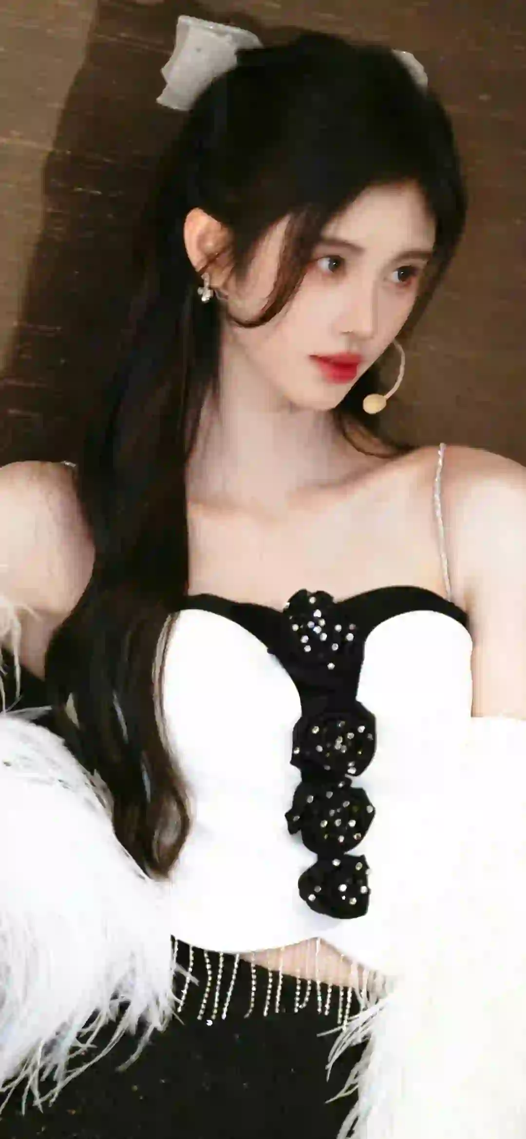 鞠婧祎 时尚穿搭 吊带 抹胸穿搭