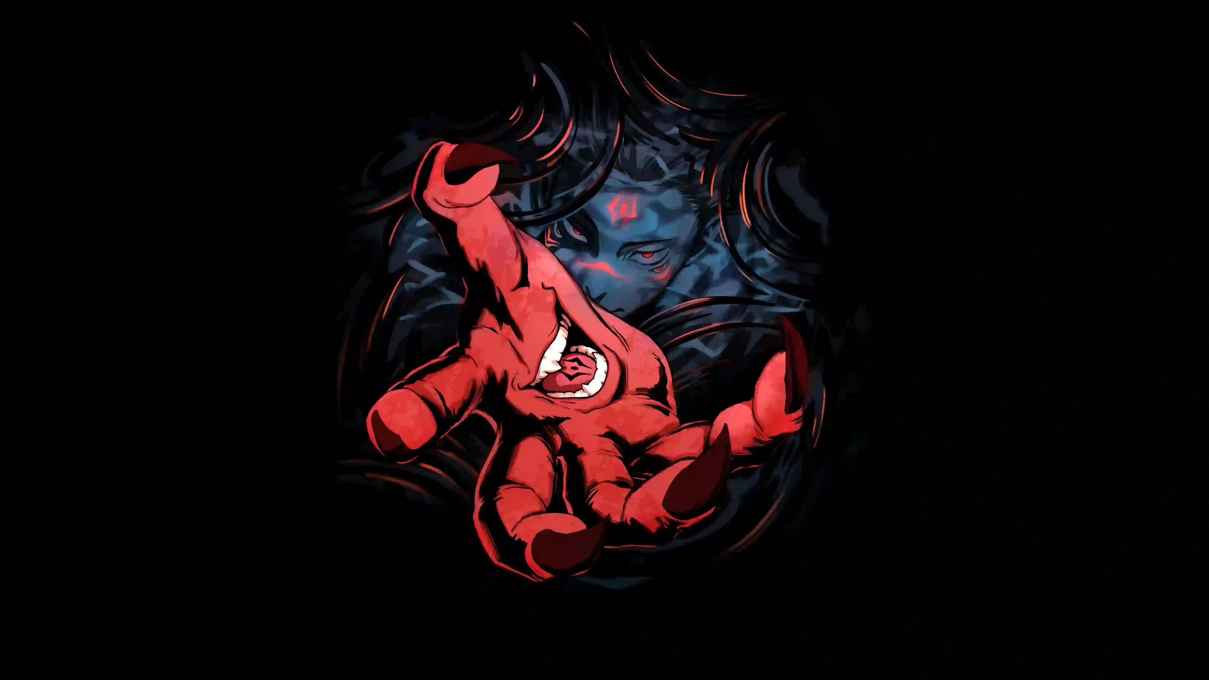 暗黑动漫 恶魔之爪 插画 神秘 暗黑风格