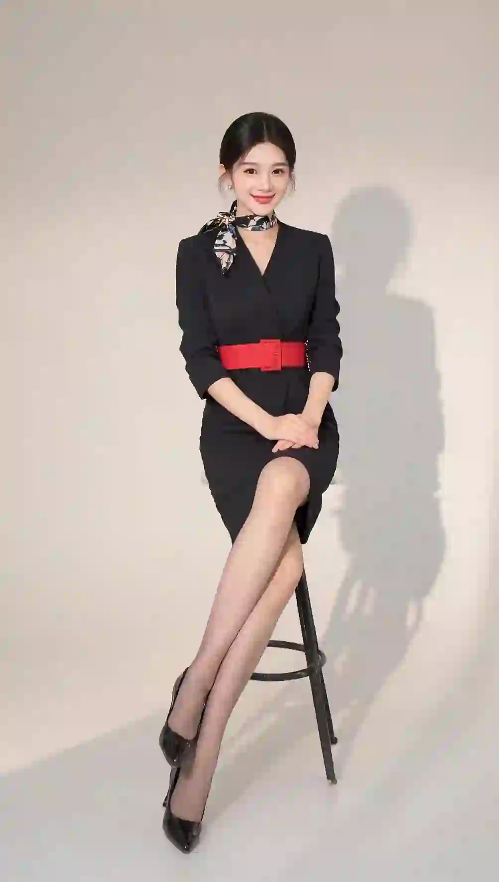 美女 长发美女 丝袜 长腿丝袜 空姐 腿 制服 