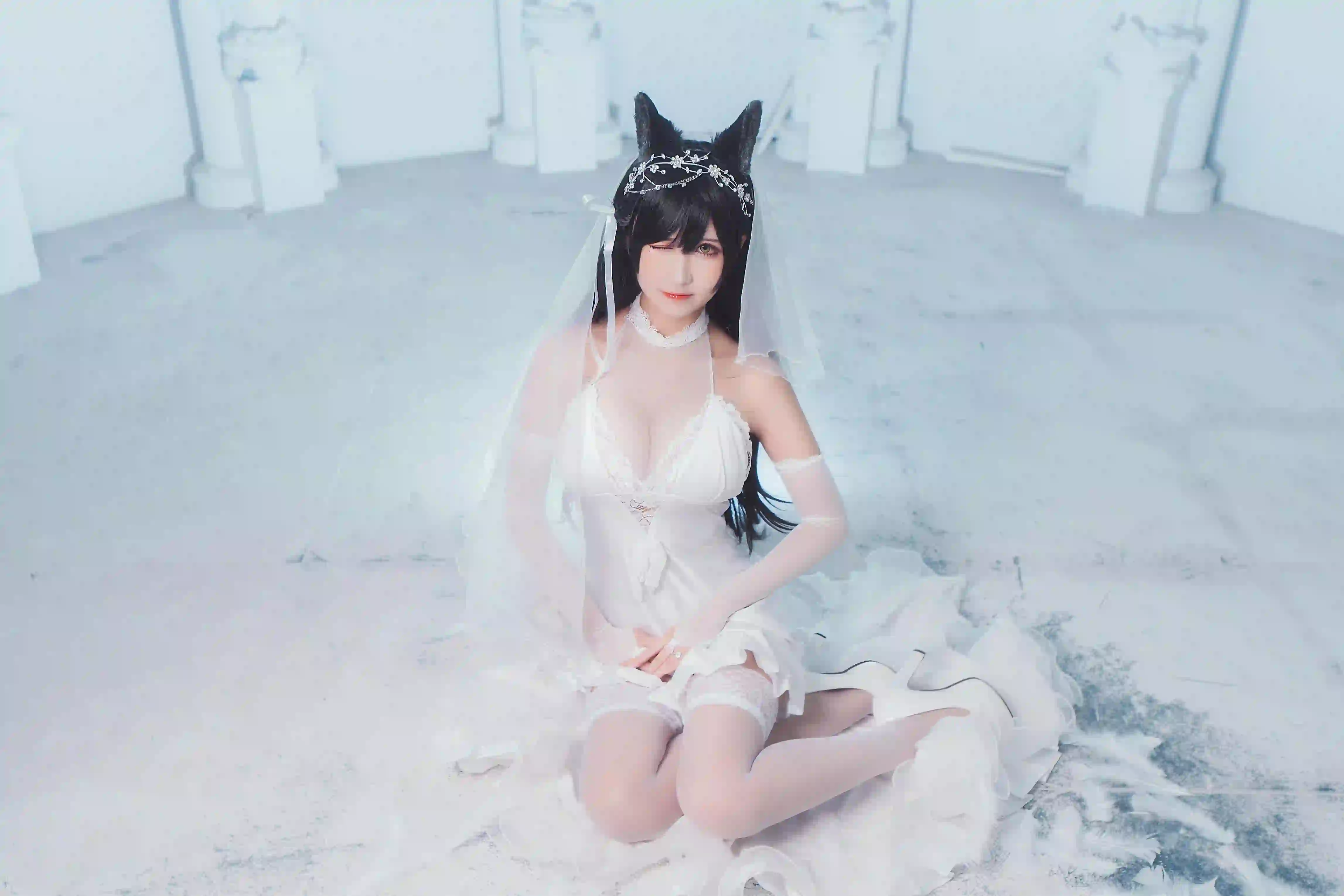 性感美女 白色裙子 长腿美女 性感