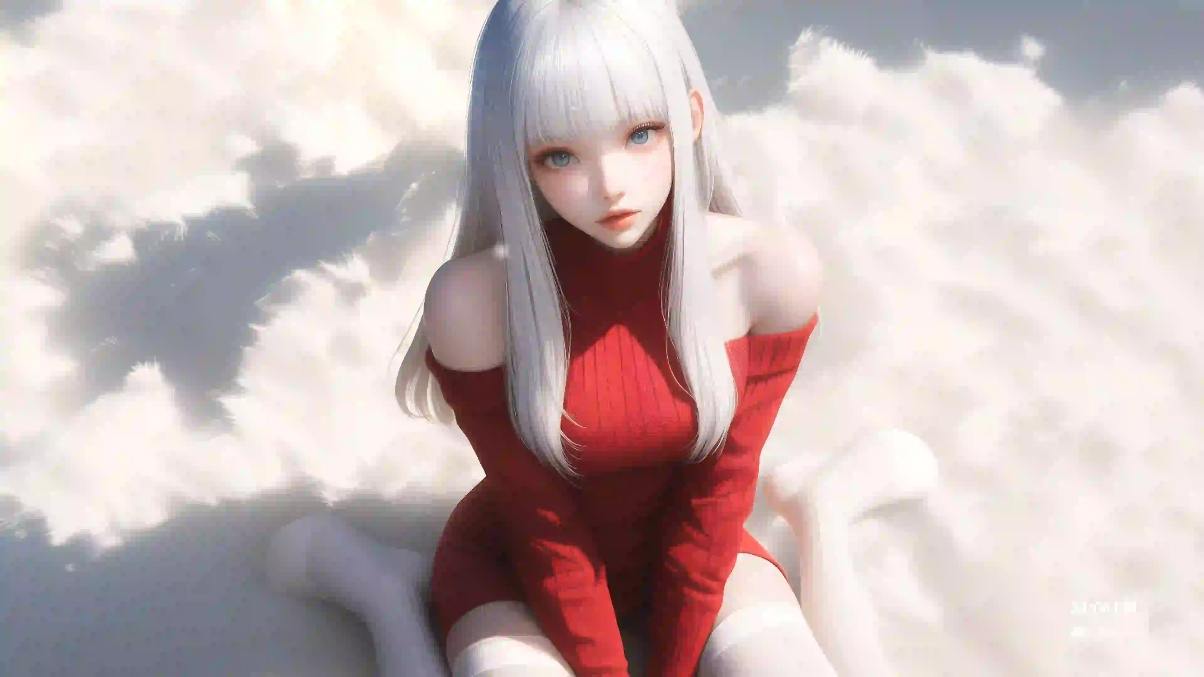 Ai美女 长发美女 ai壁纸 4k壁纸 性感美女 好看的ai美女