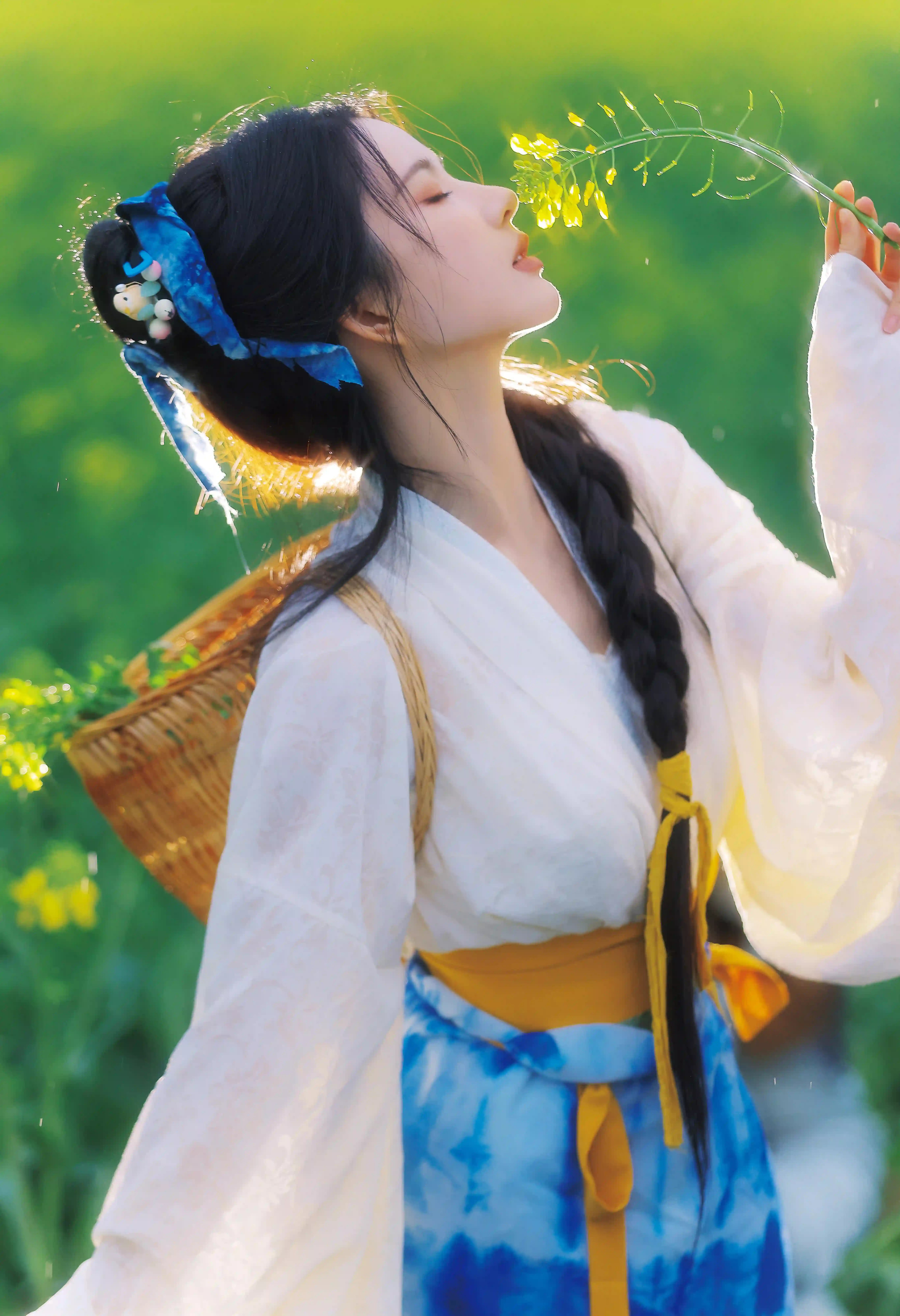 长发古风美女 田园风 刘些宁 可爱美女