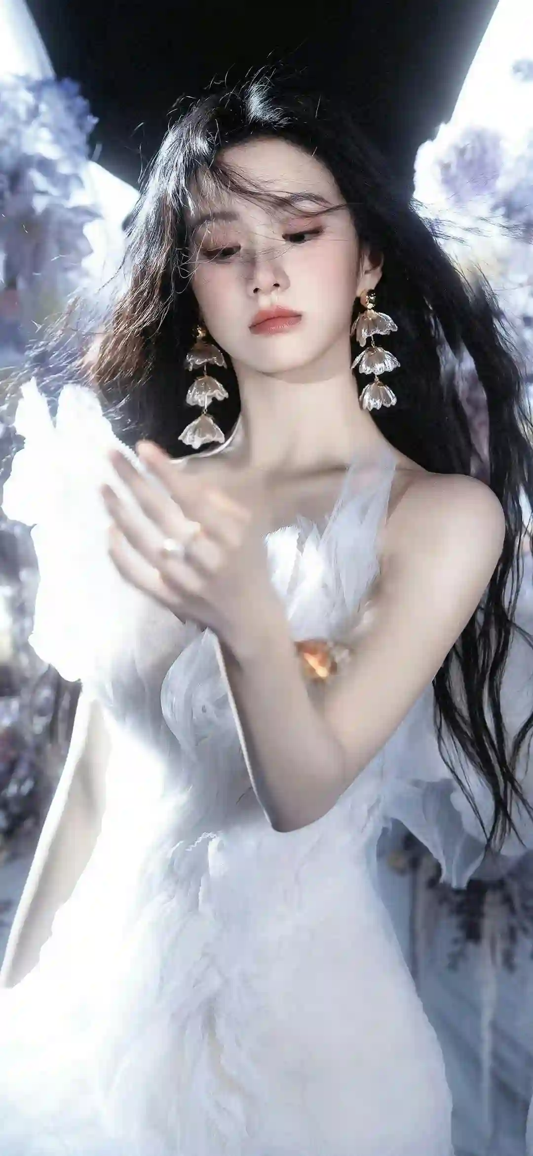 清纯美女 唯美 白色长裙 清纯 