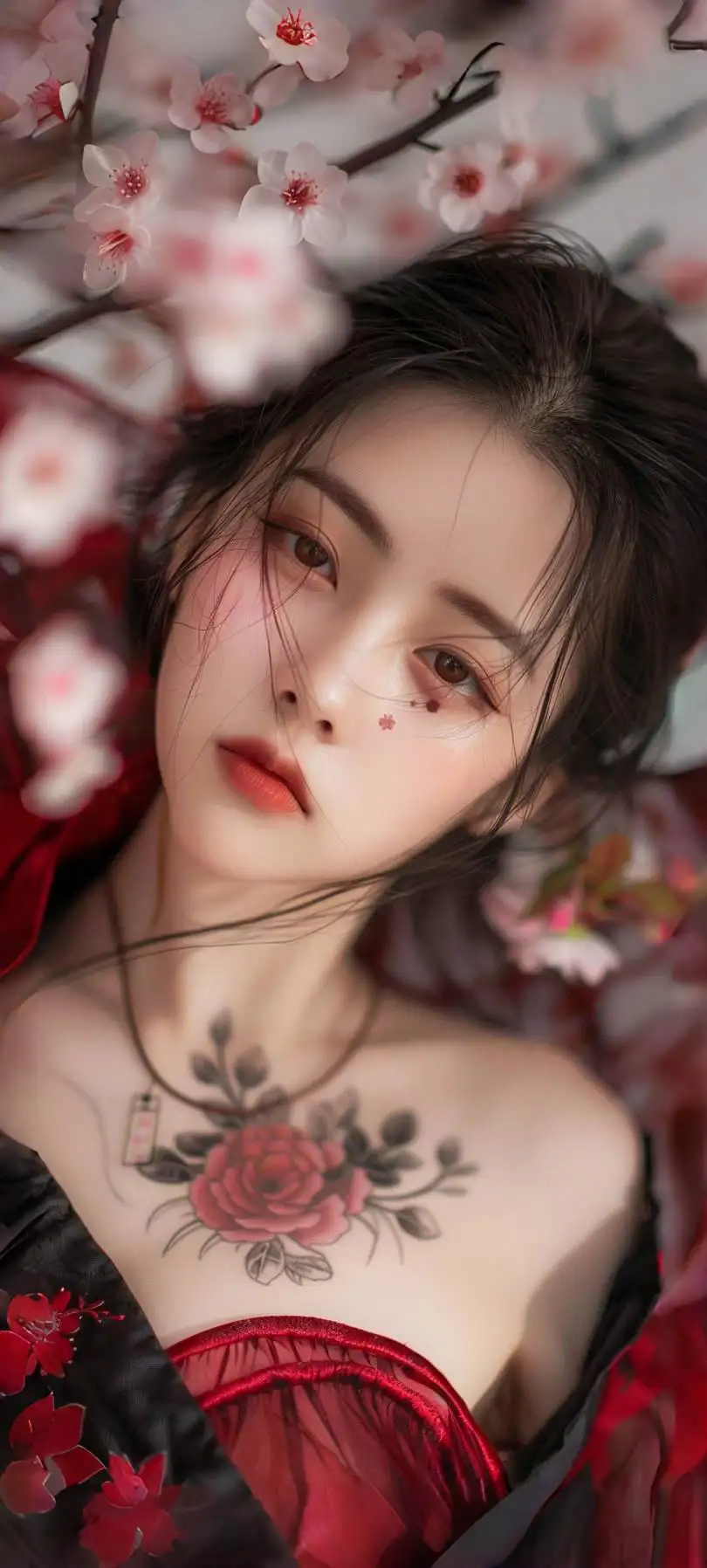 古风｜桃花｜纹身美女｜古风美女