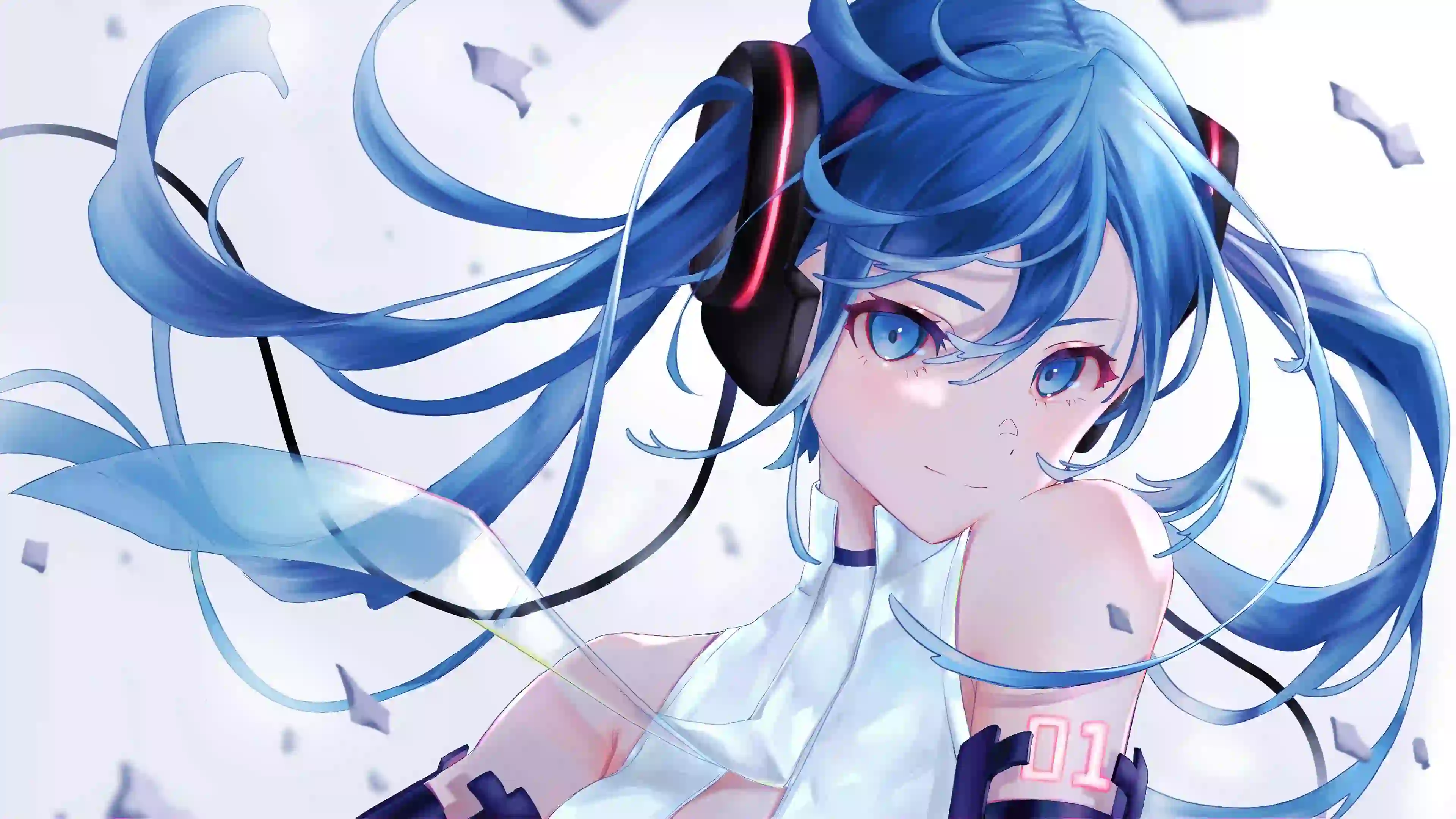 动漫女孩 二次元 初音未来 动漫人物 歌姬