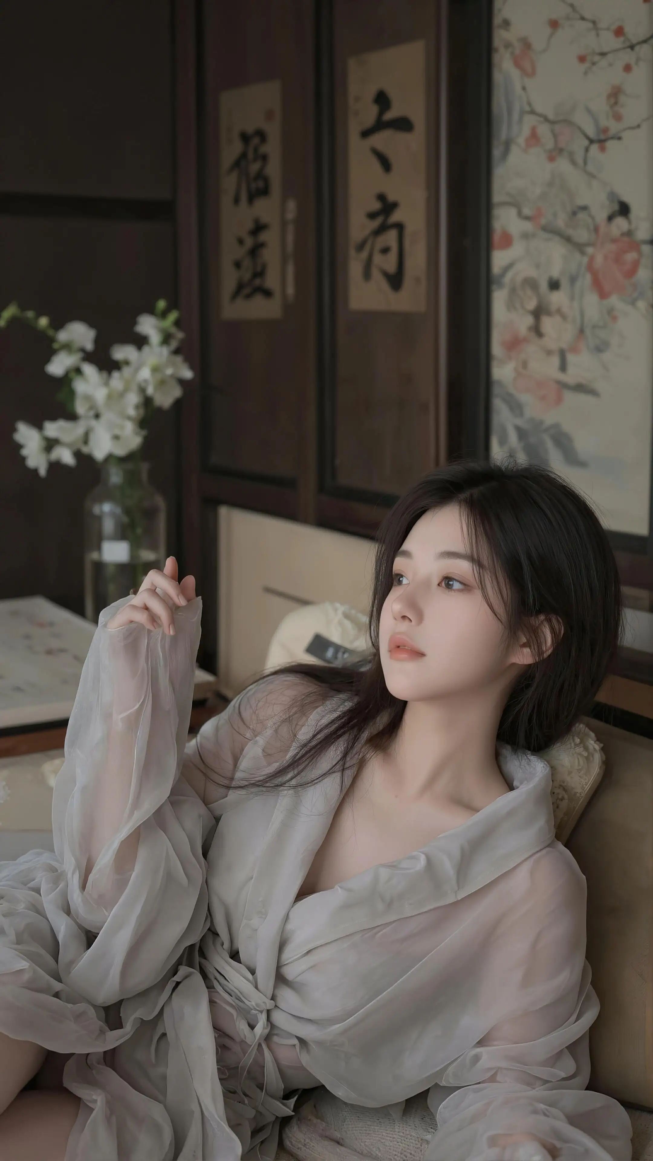 悠然自得, 宛若清风，佛系裙装美女写真