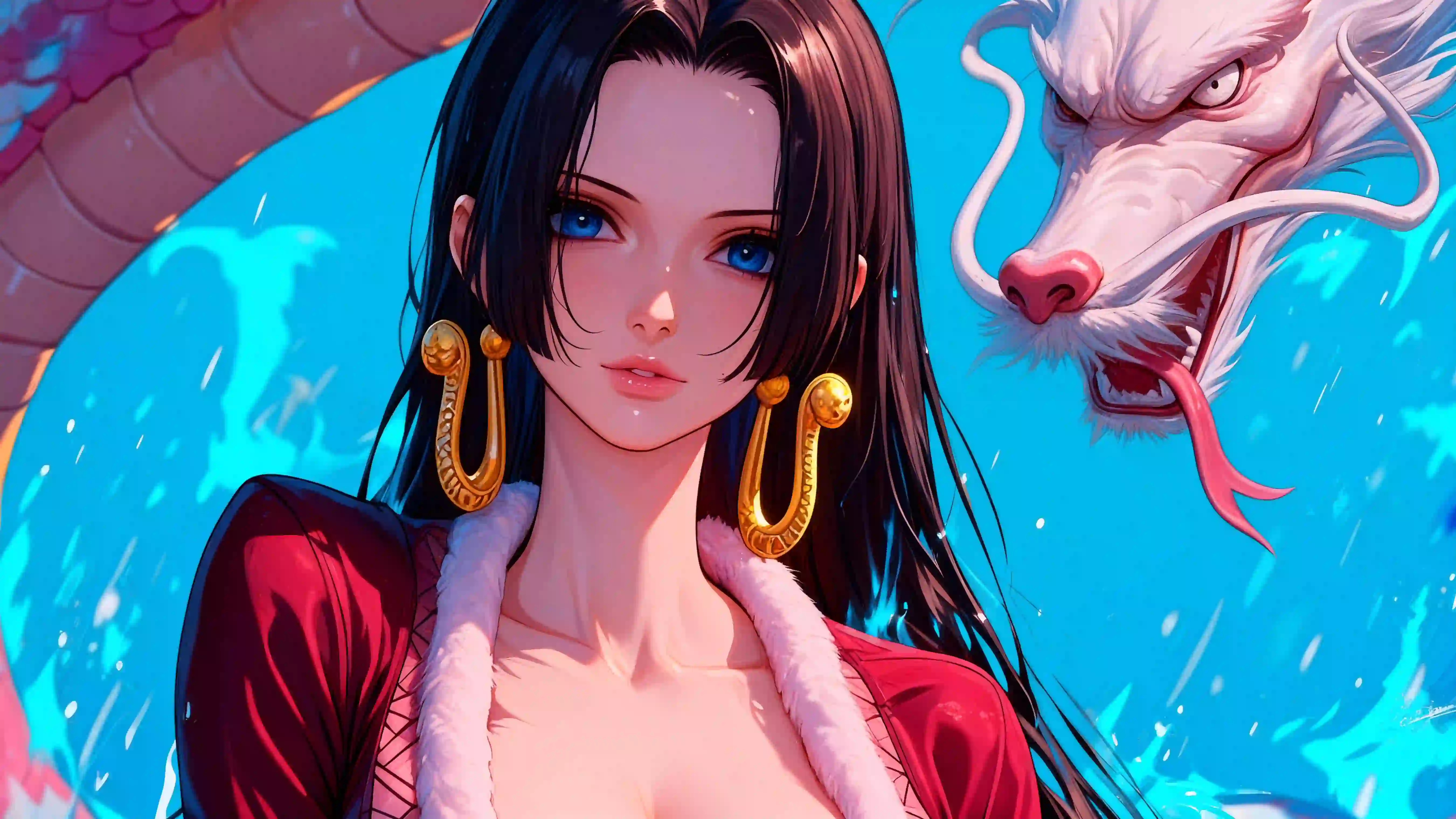 海贼王女帝汉库克 白色龙