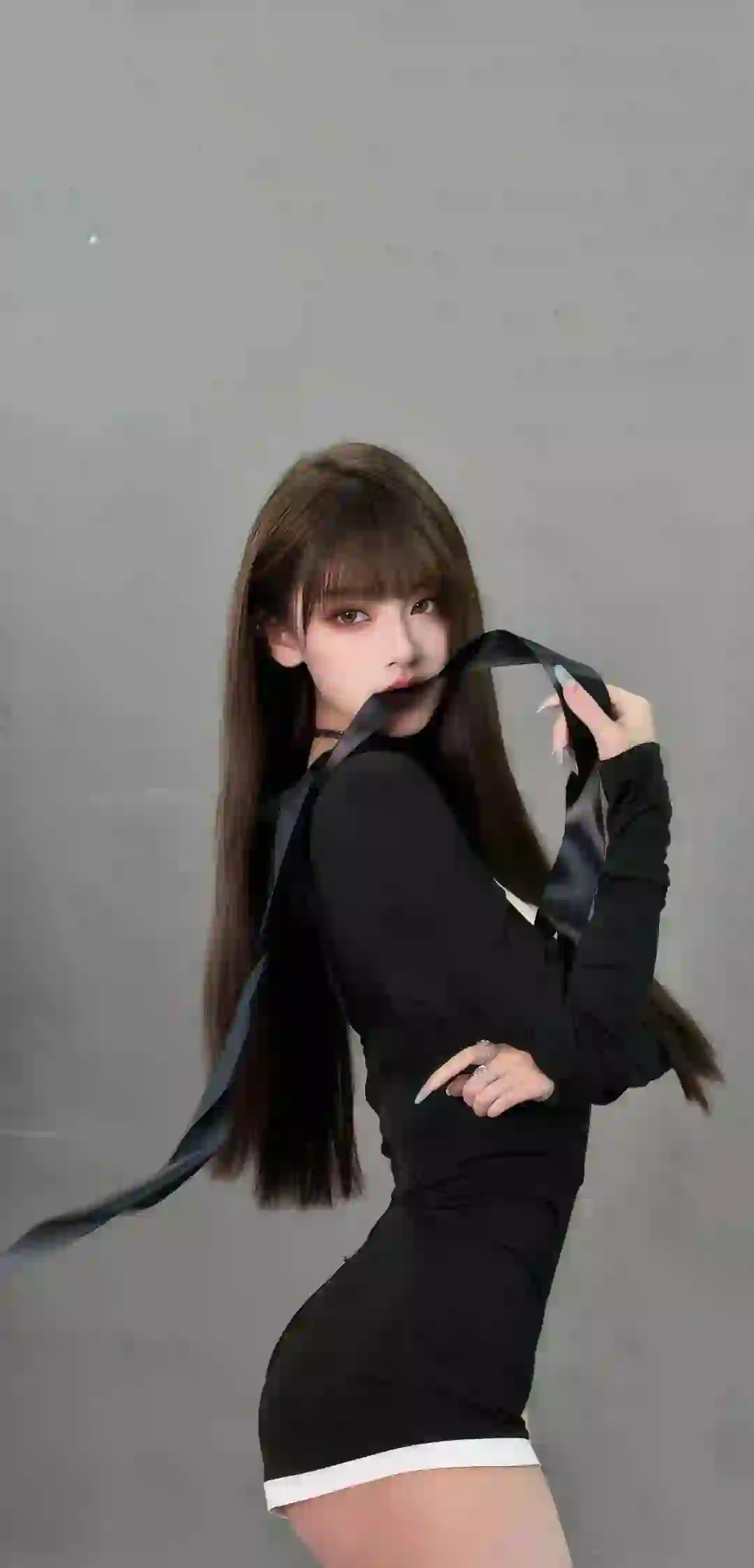 长发美女 酷酷女孩