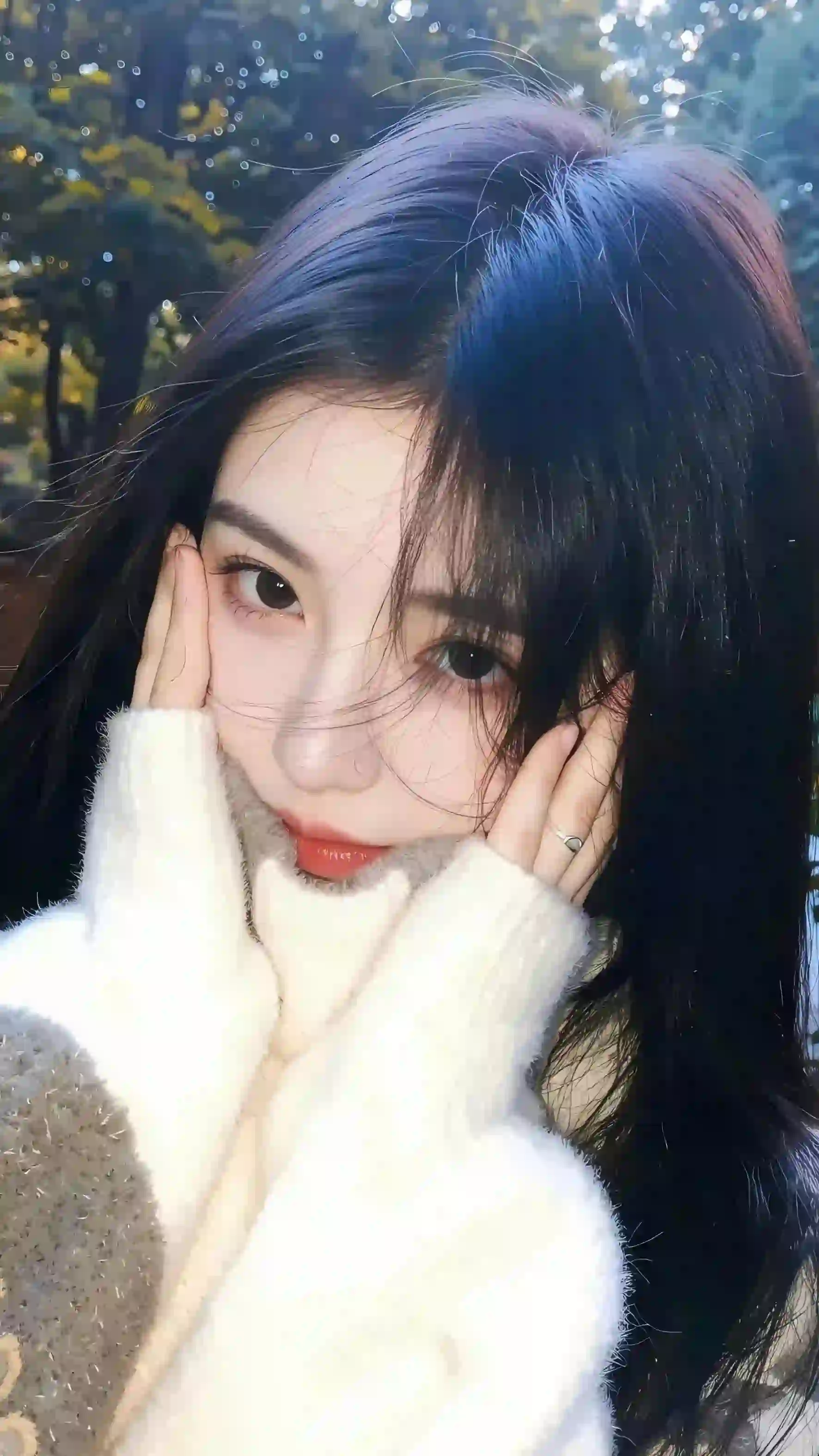美女 户外 鞠婧祎 可爱 户外