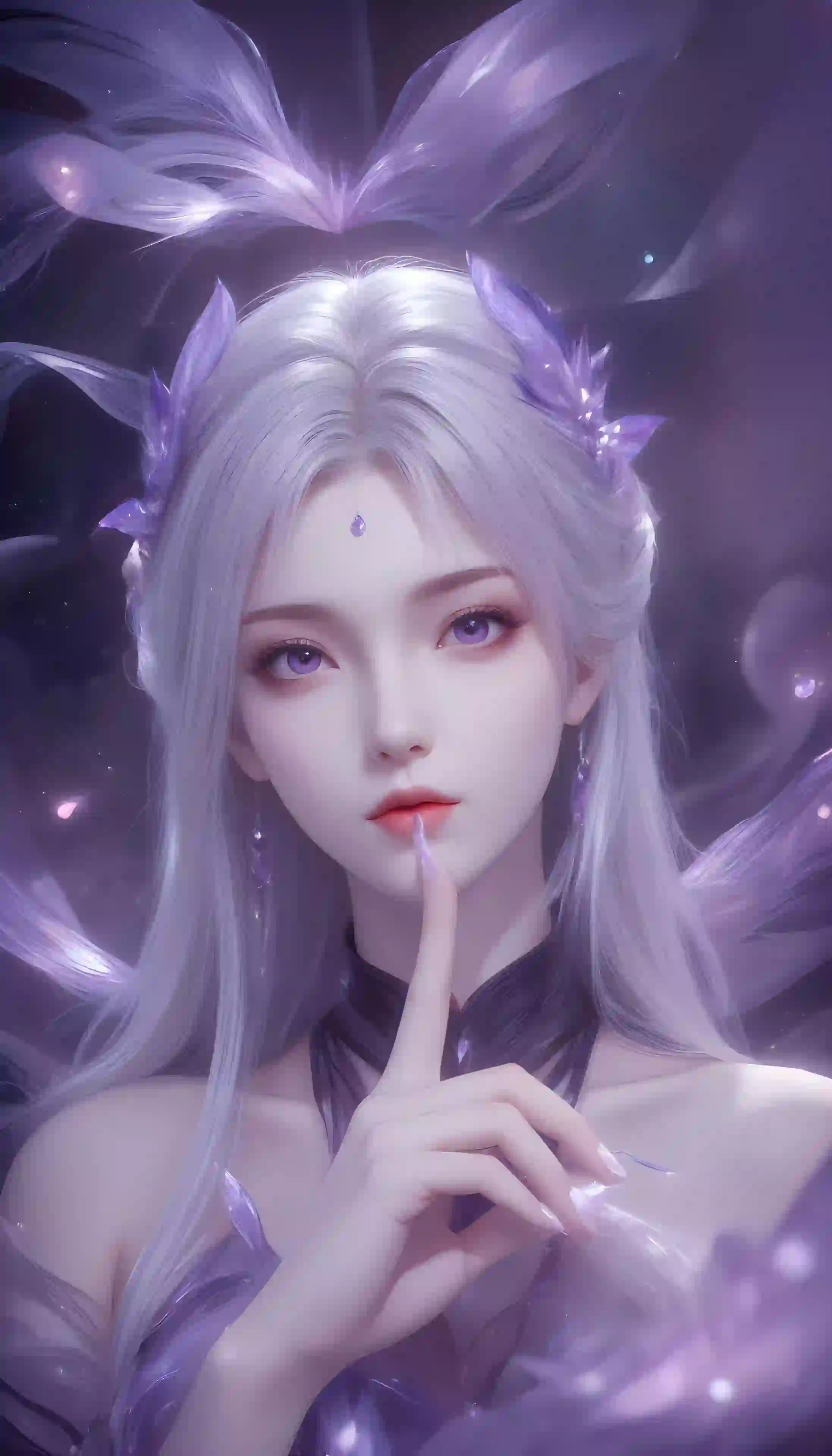 唯美紫色 小医仙 4k高清手机壁纸