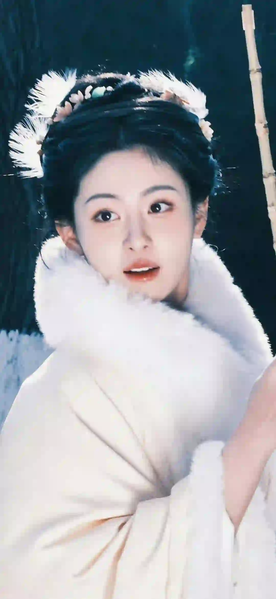 明星 赵晴 长发美女 可爱 古风