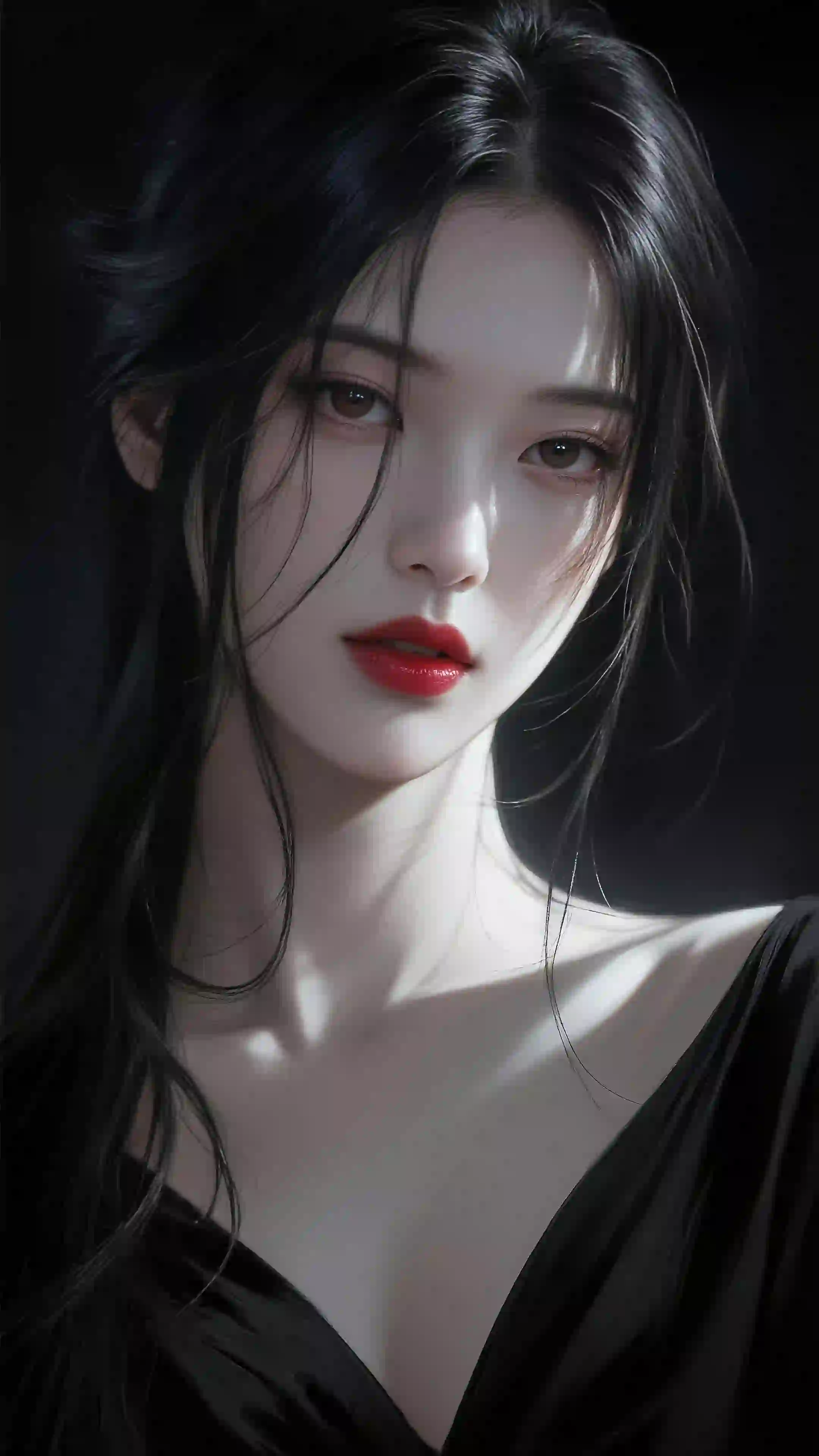 长发女孩 ai 性感美女