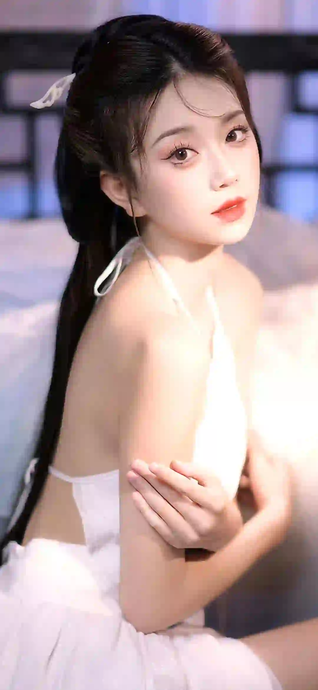 美女 长发美女 清纯美女 吊带美女 