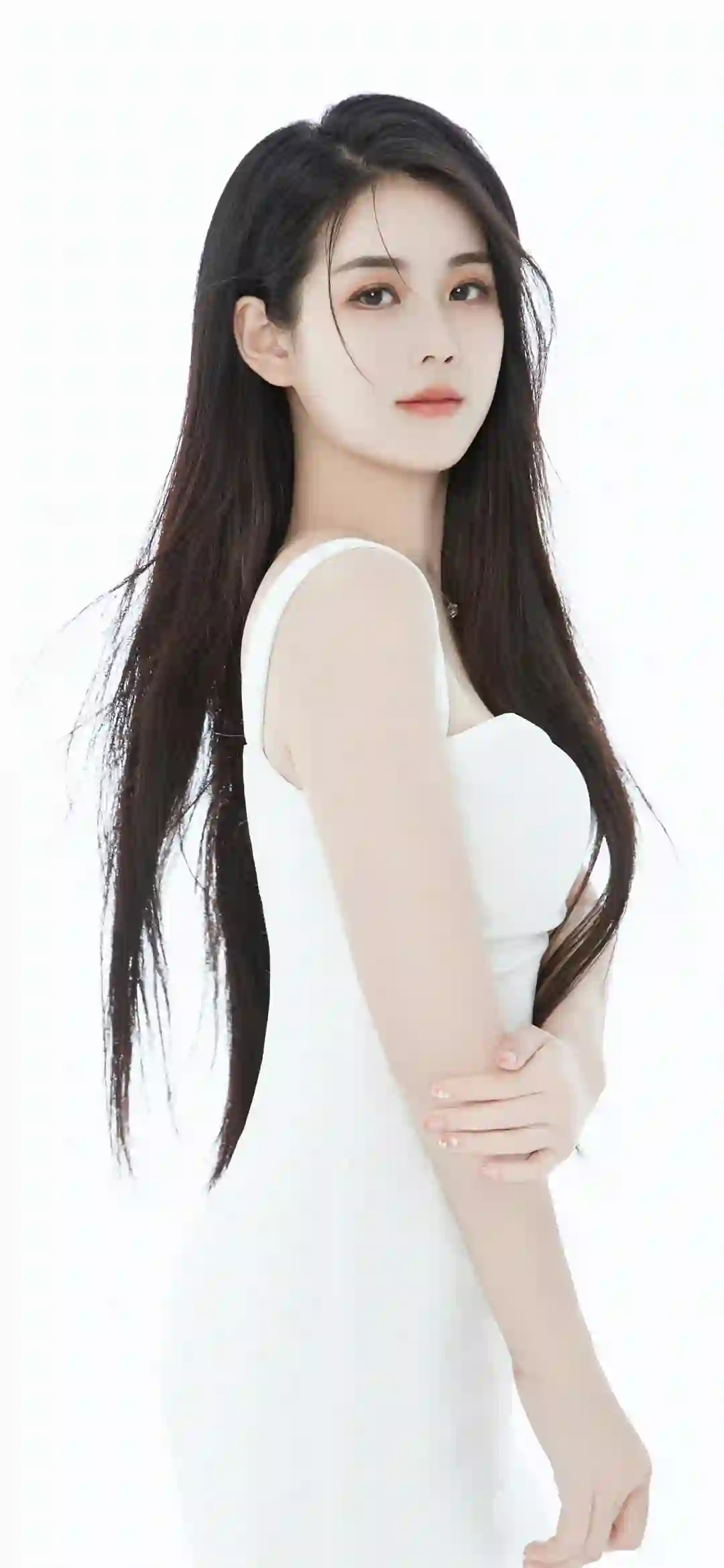性感白裙美女 清纯系