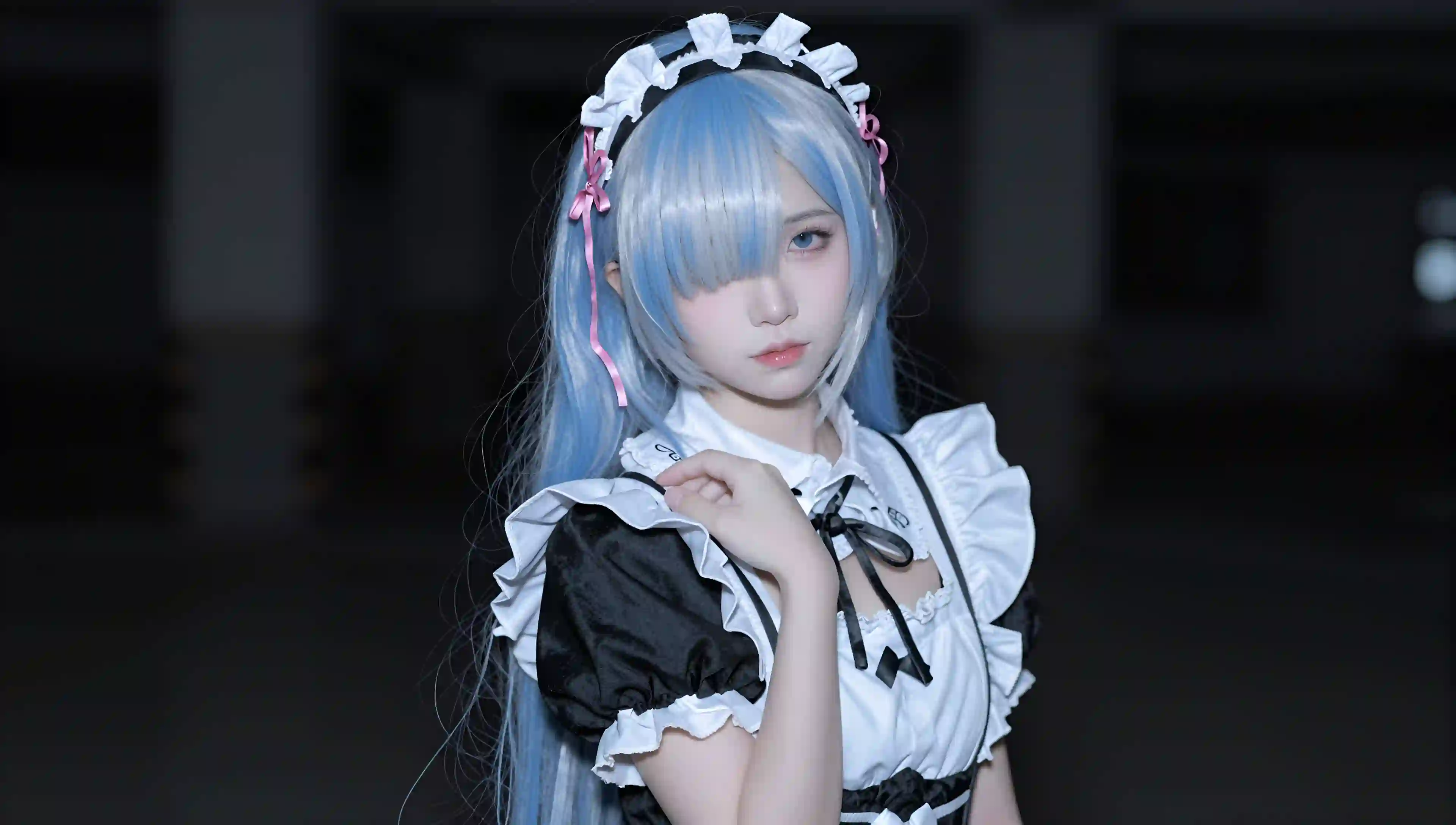 雷姆 女仆 cosplay 动漫 壁纸