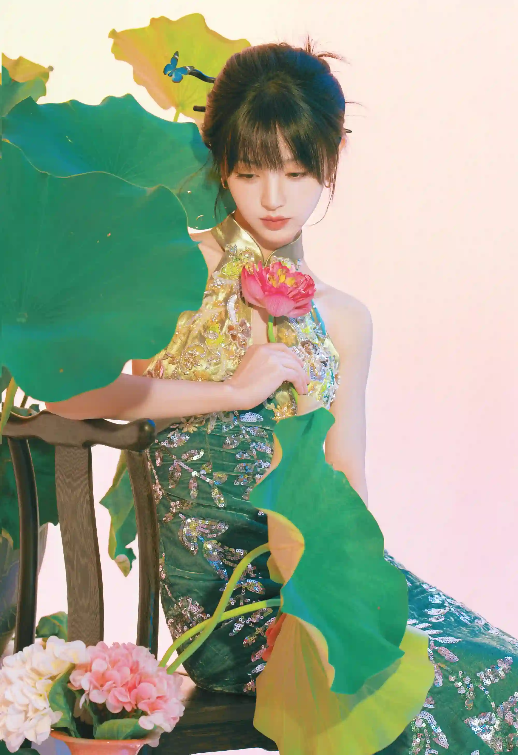 优雅古风旗袍美女 田曦薇